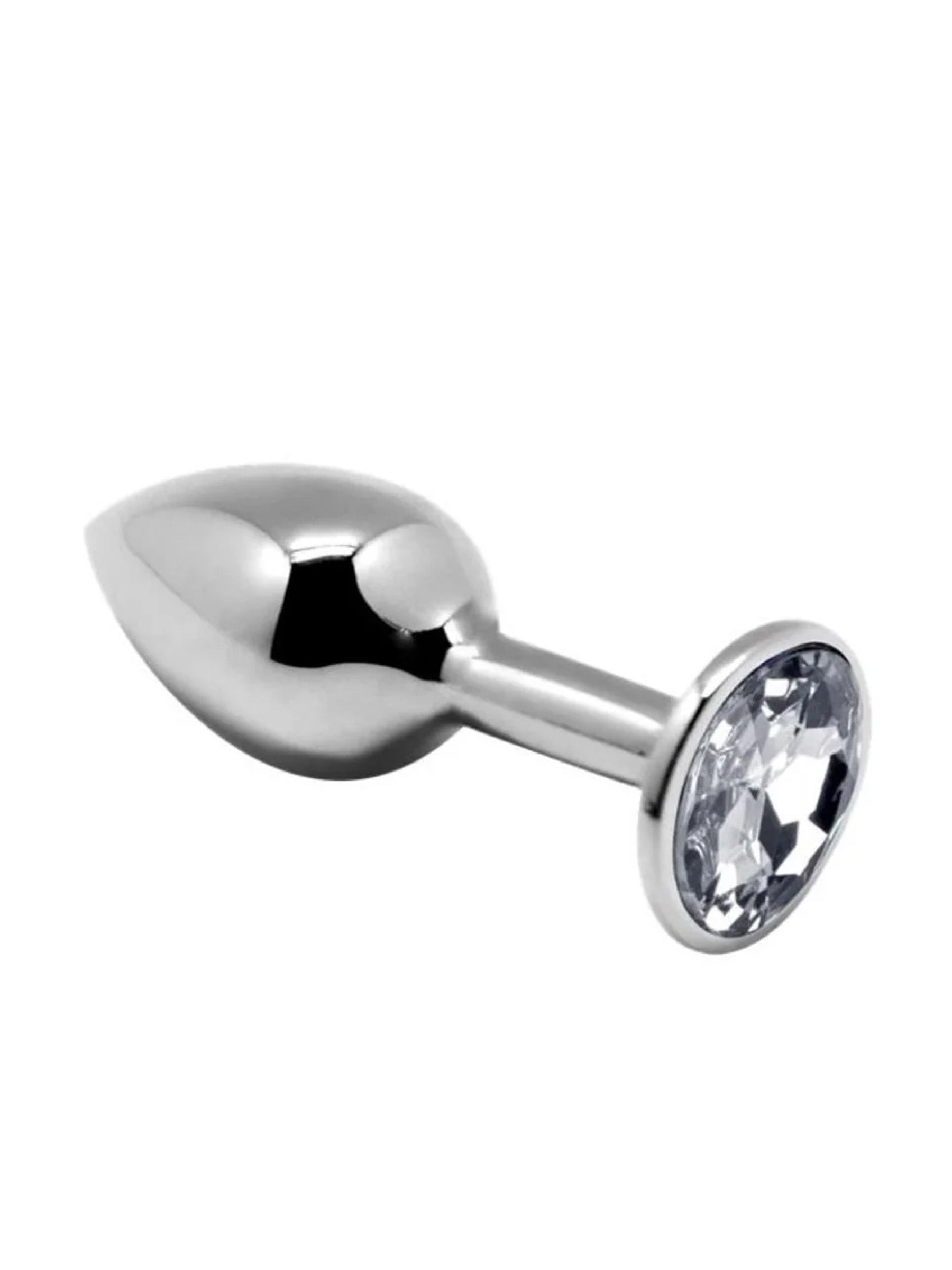 Adrien Lastic Metal Anal Plug - Medium - white