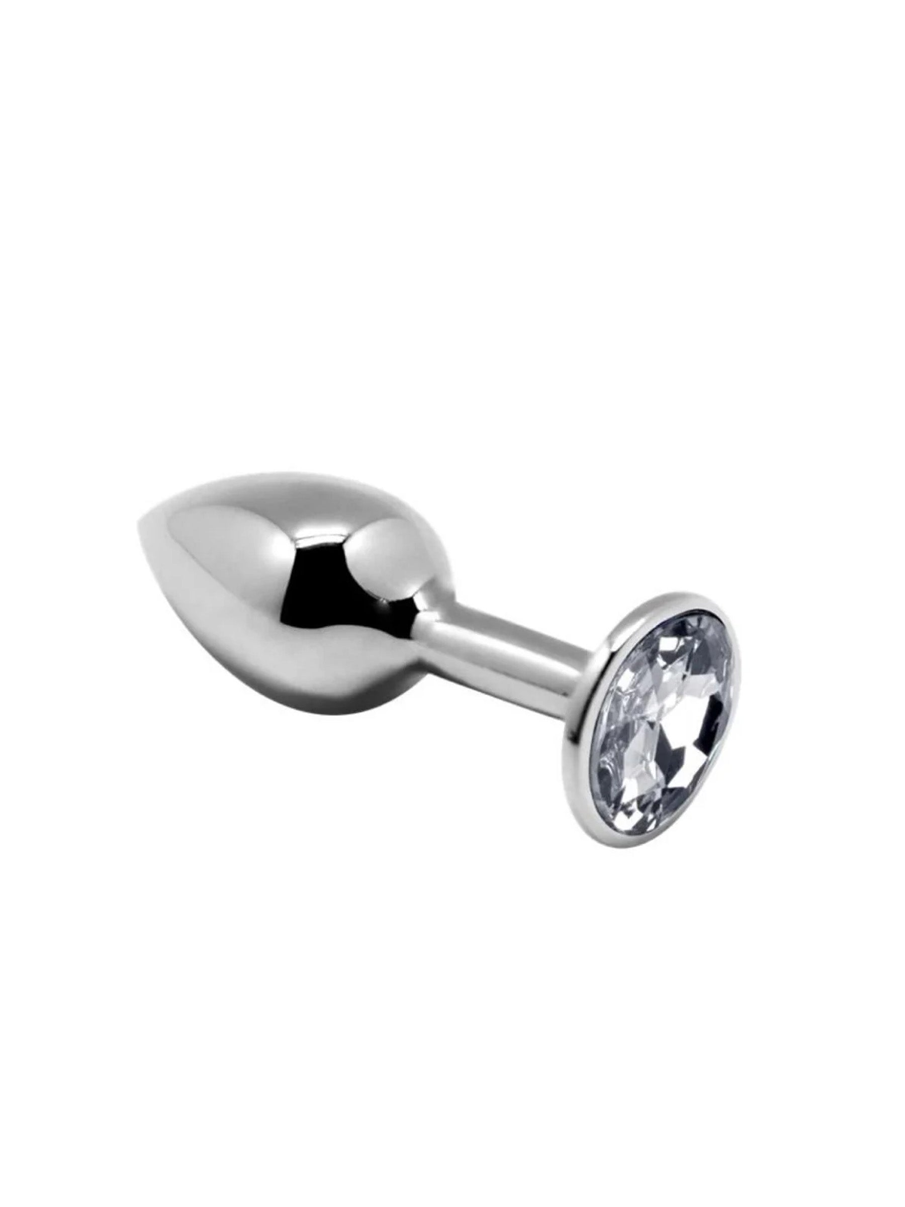 Adrien Lastic Metal Anal Plug - Small - white