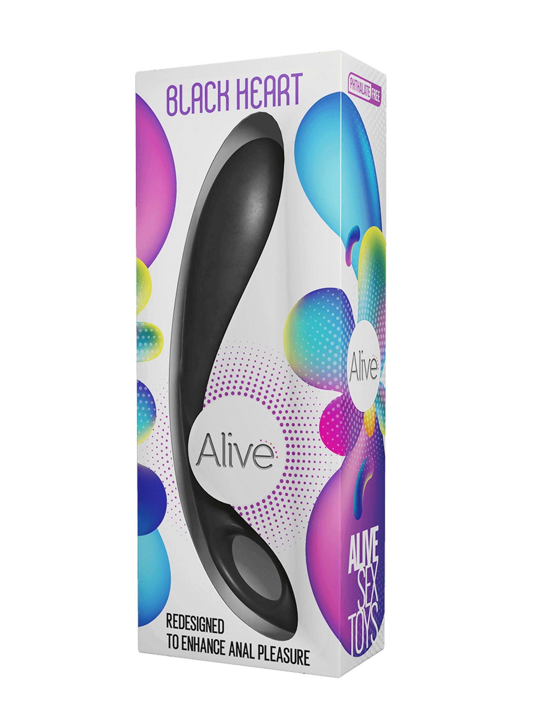 Adrien Lastic Alive Heart Anal Stimulator - Black
