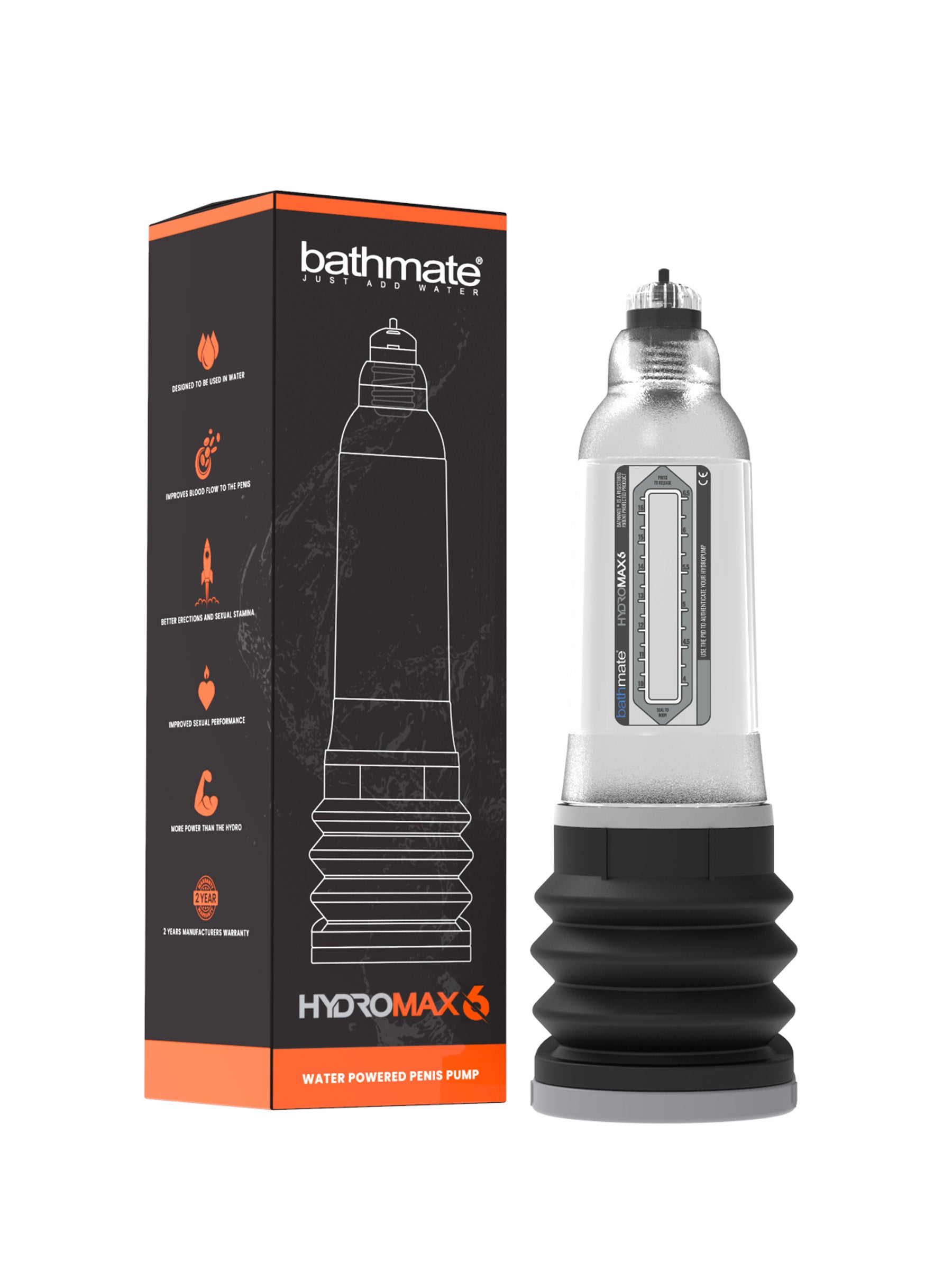 Bathmate Hydromax6 Pump - Clear