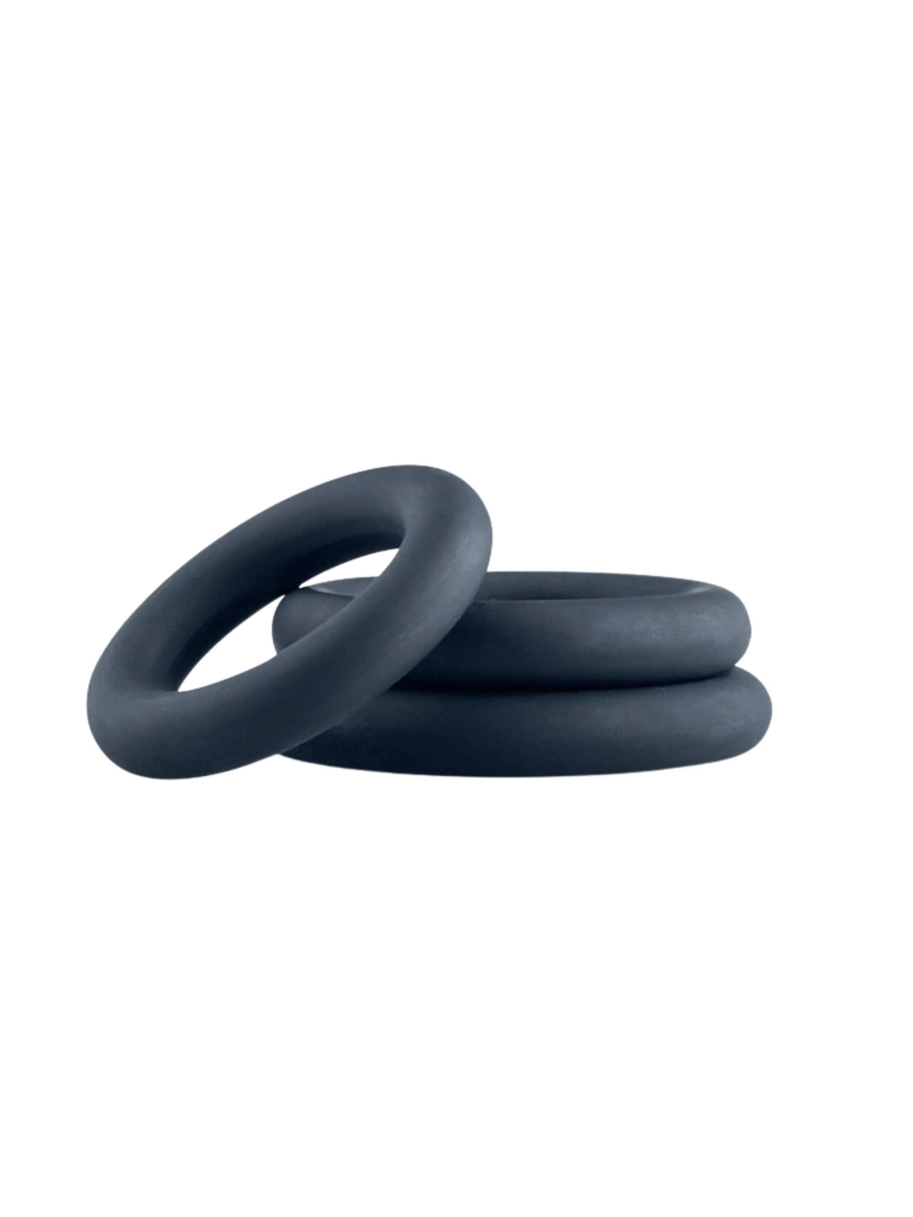 Boners Cock-Ring Set 3 Pack - Blue Grey