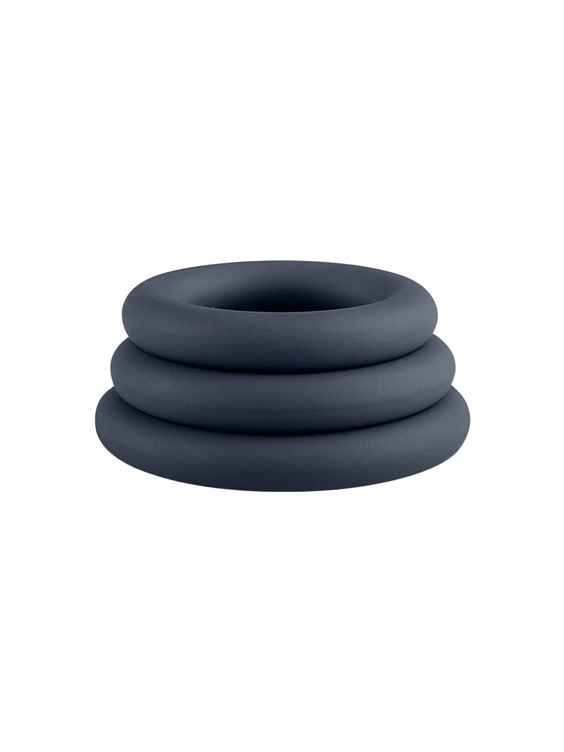 Boners Cock-Ring Set 3 Pack - Blue Grey