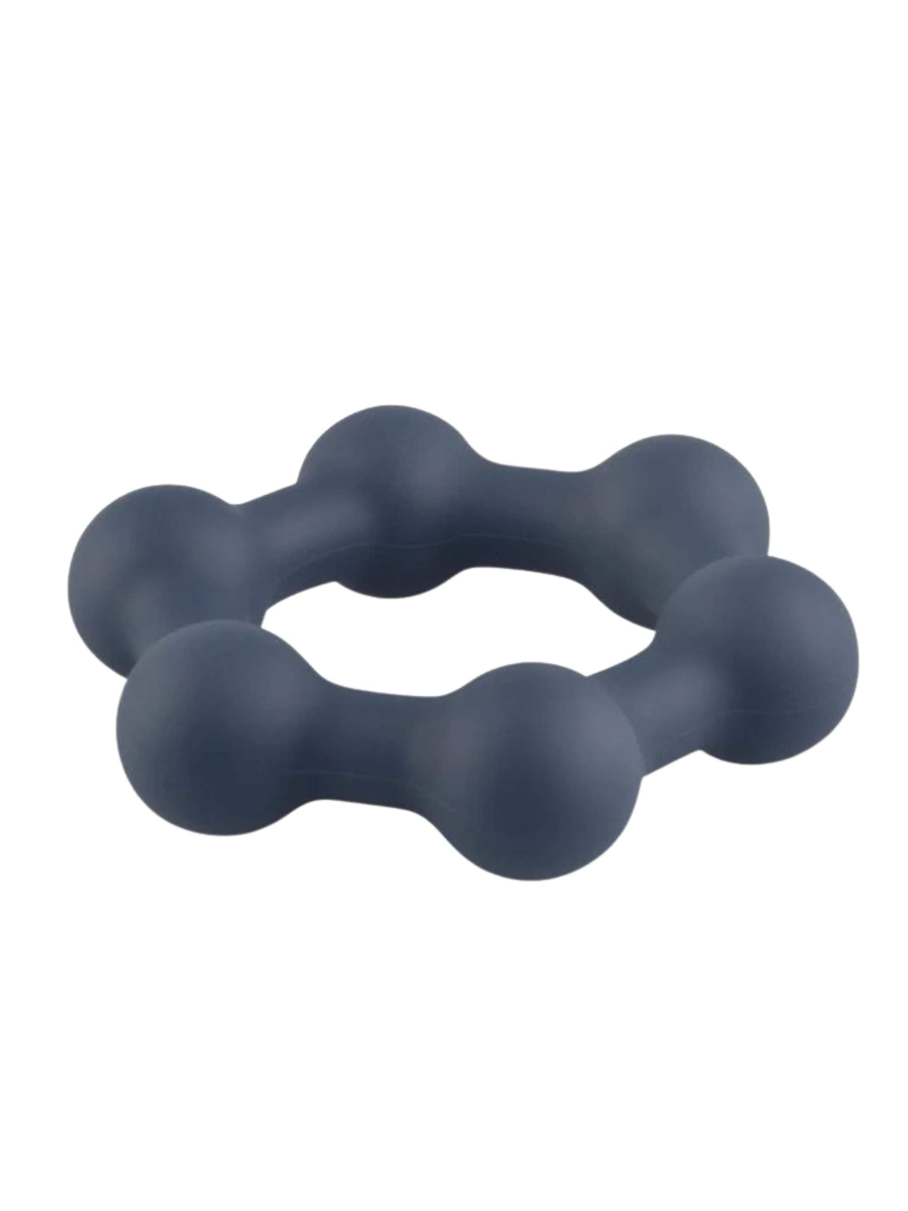 Boners Hexagon Cock-Ring With Steel Balls
