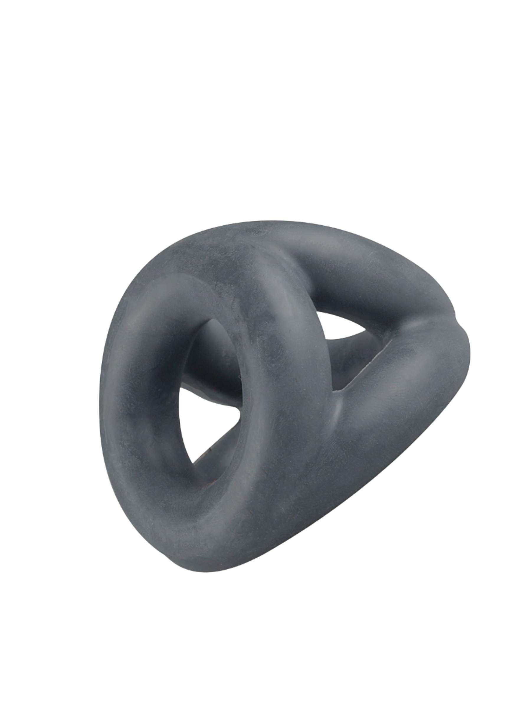Boners Open Cock Sling Triple Cock Ring - Grey