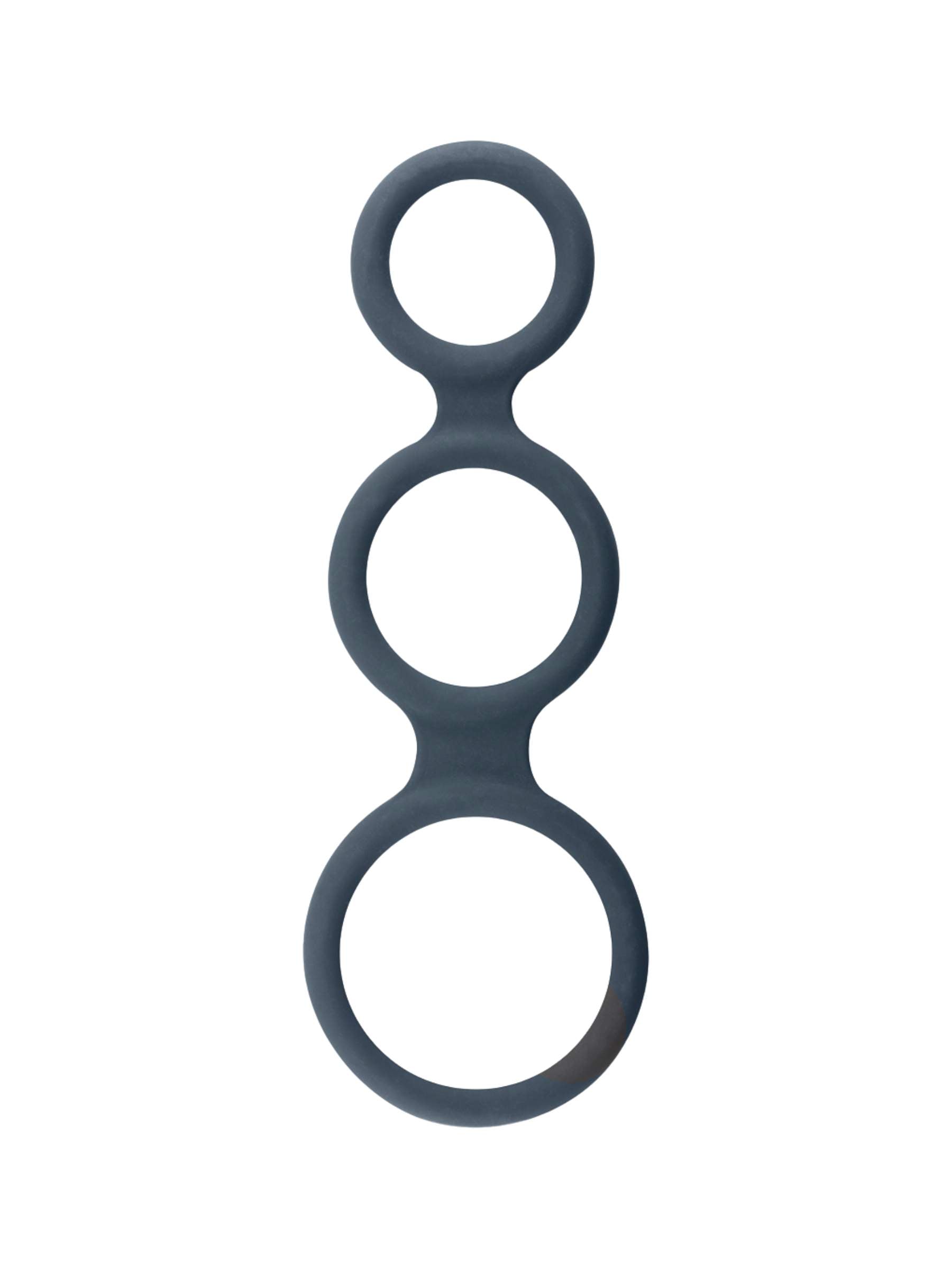 Boners Triple Cock Ring - Blue Grey