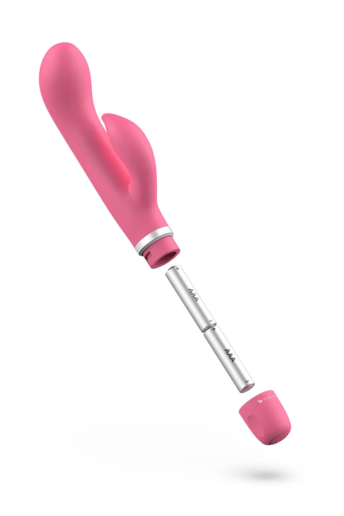 Bswish G-Spot Rabbit Vibrator- Bwild Classic Marine Light Pink - 2 AAA Batteries