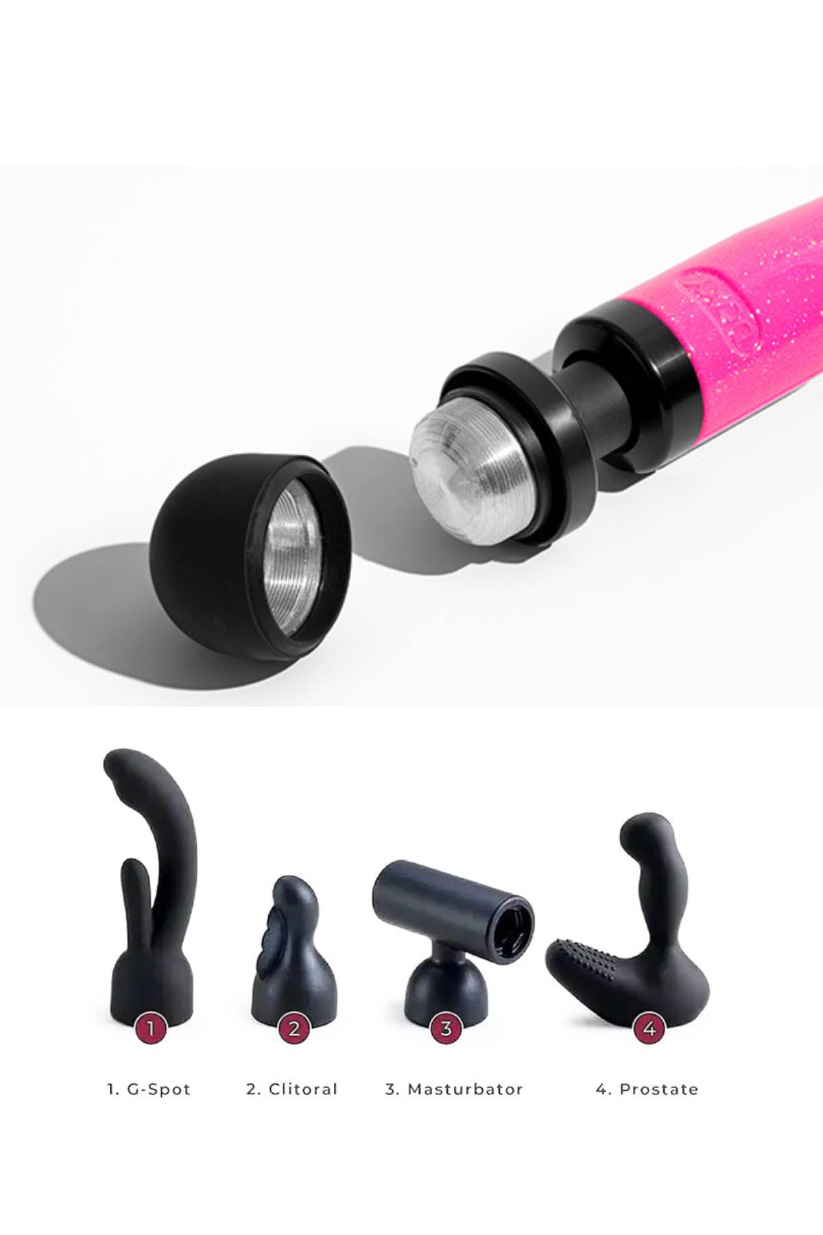 Doxy 3R Hot Die Cast - Wand Massager - Pink