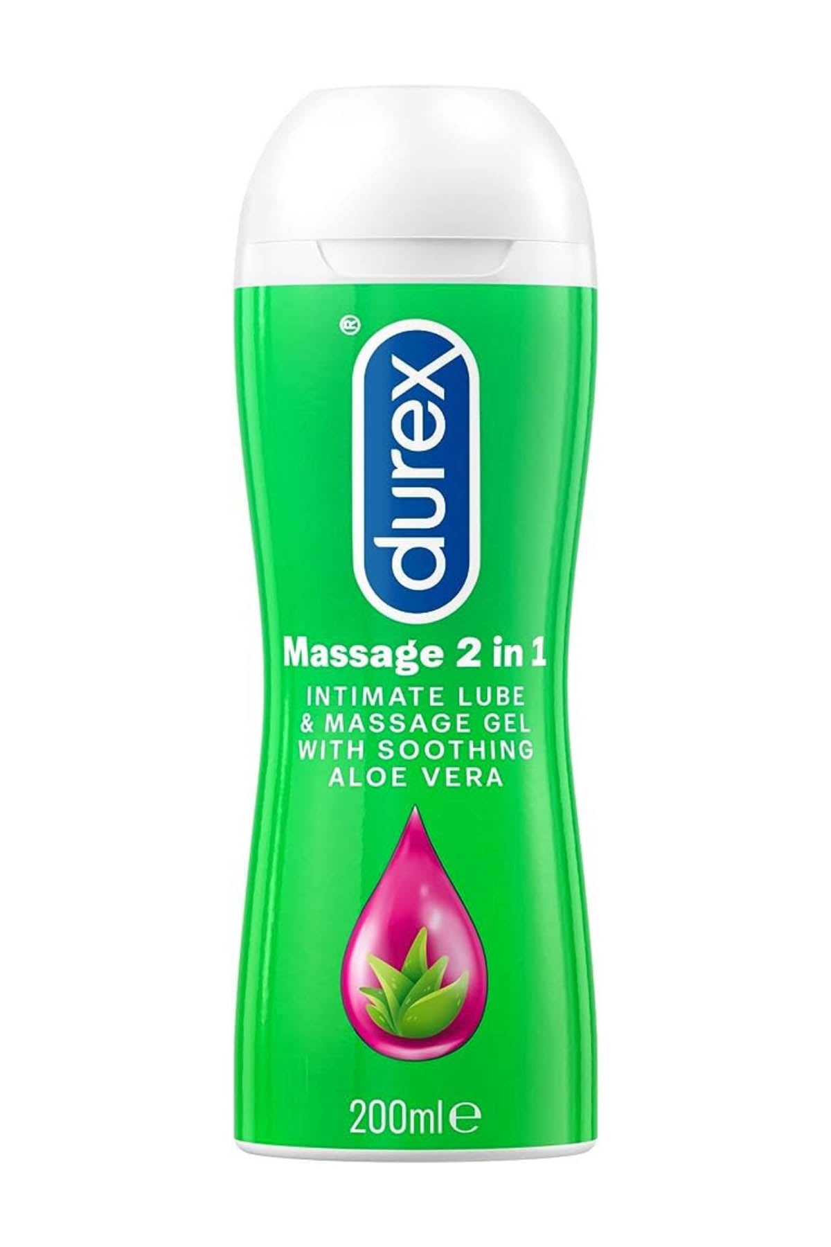 Durex 2-in-1 Aloe Vera Massage Gel - 200ml