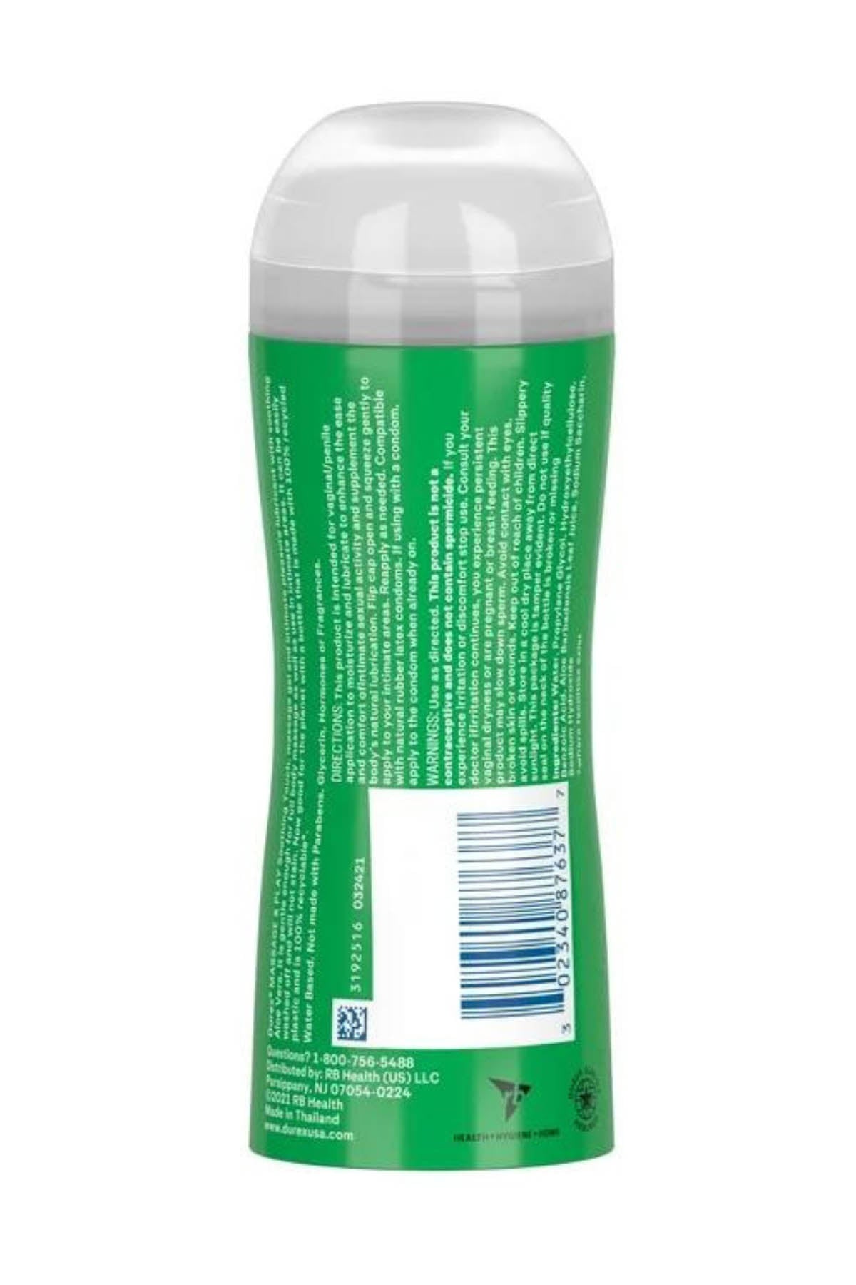 Durex 2-in-1 Aloe Vera Massage Gel - 200ml