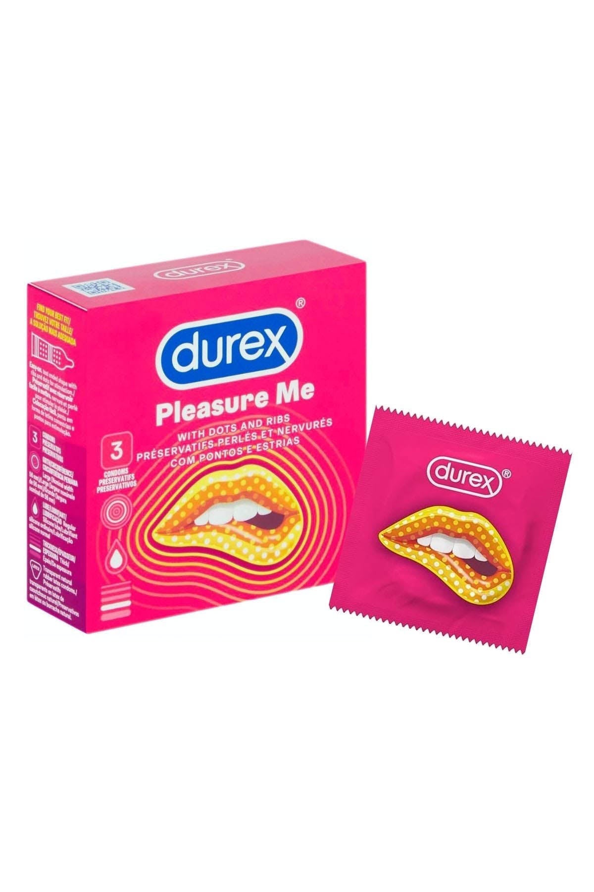 Durex Pleasure Me Condoms - 3 Pack