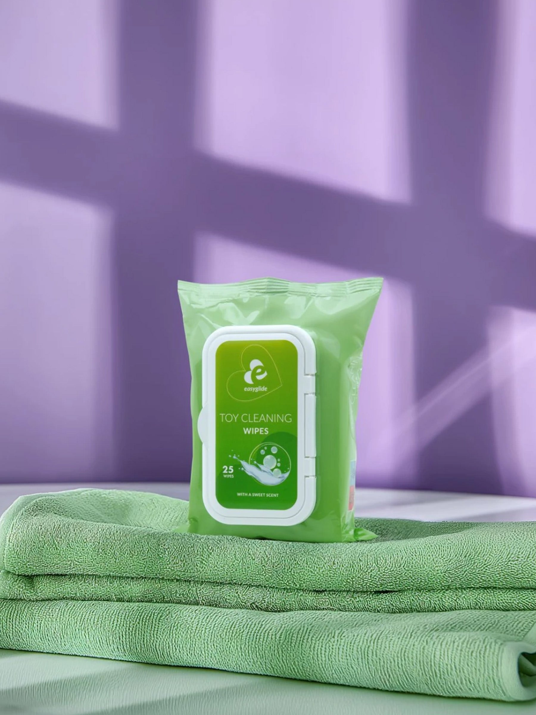 easytoys easyglide toy cleaning wipes 25 pack