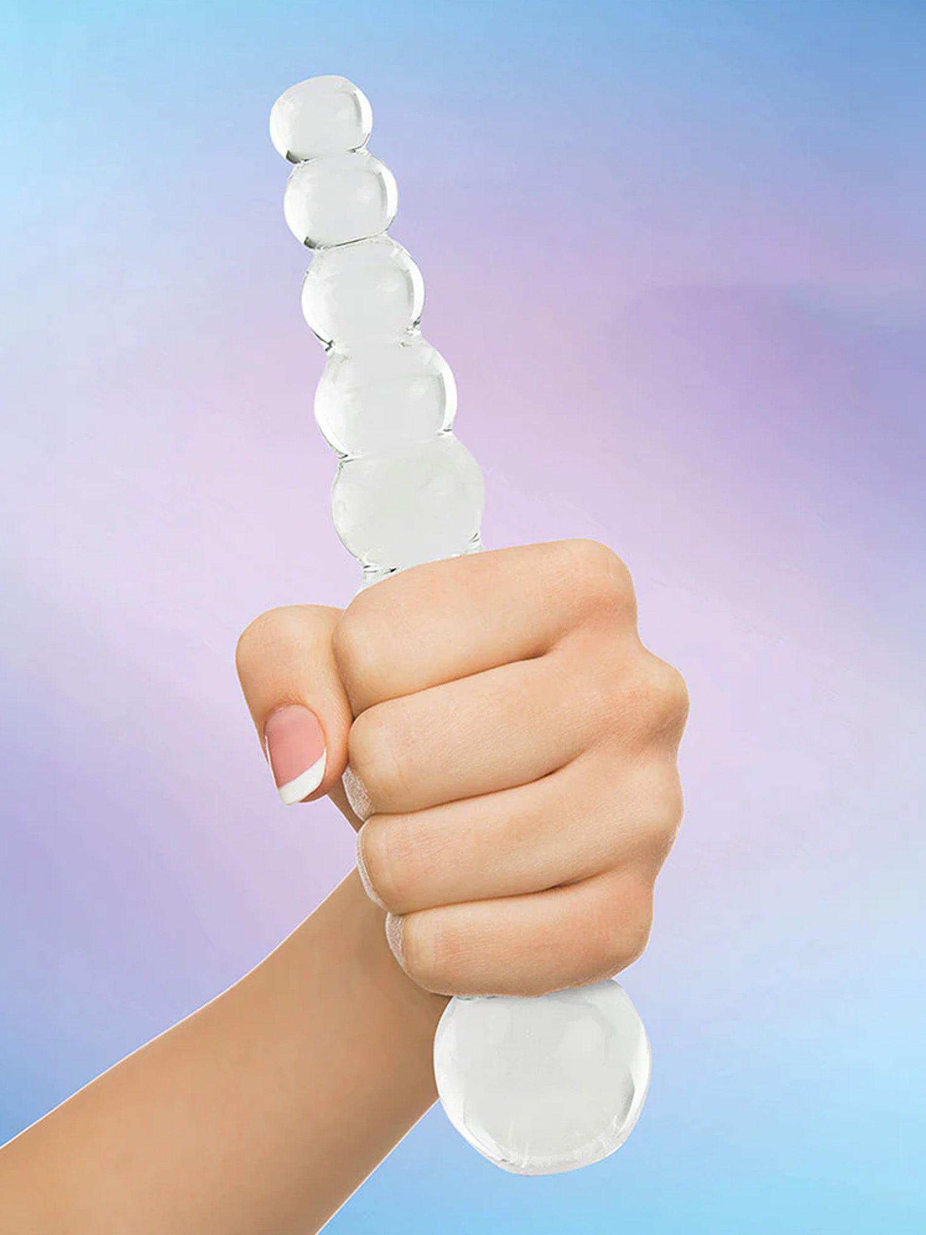 feelztoys glazzz glass dildo crystal delight
