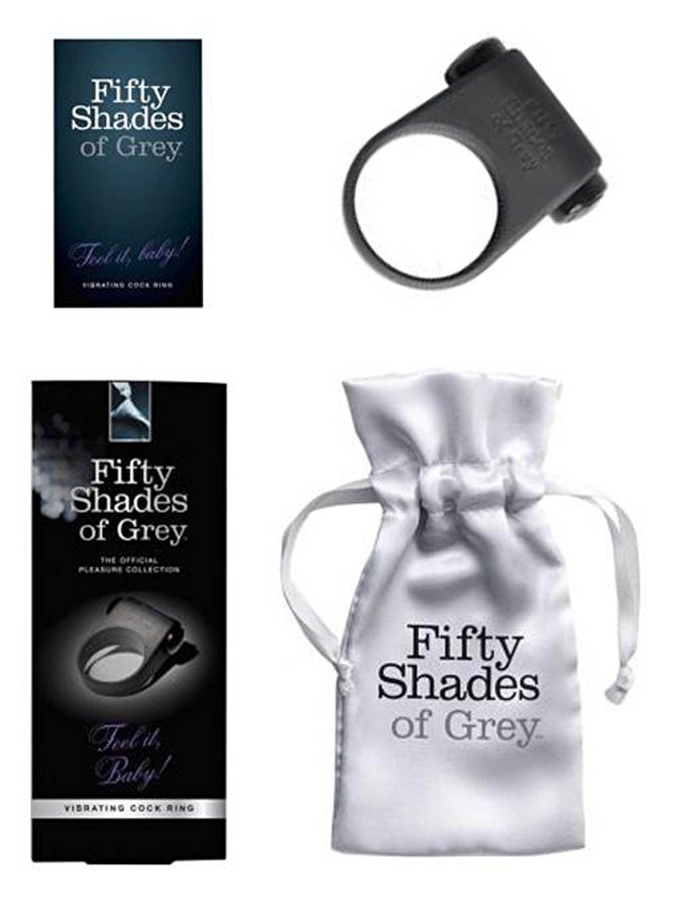 Fifty Shades Feel It Baby Vibrating Cock Ring