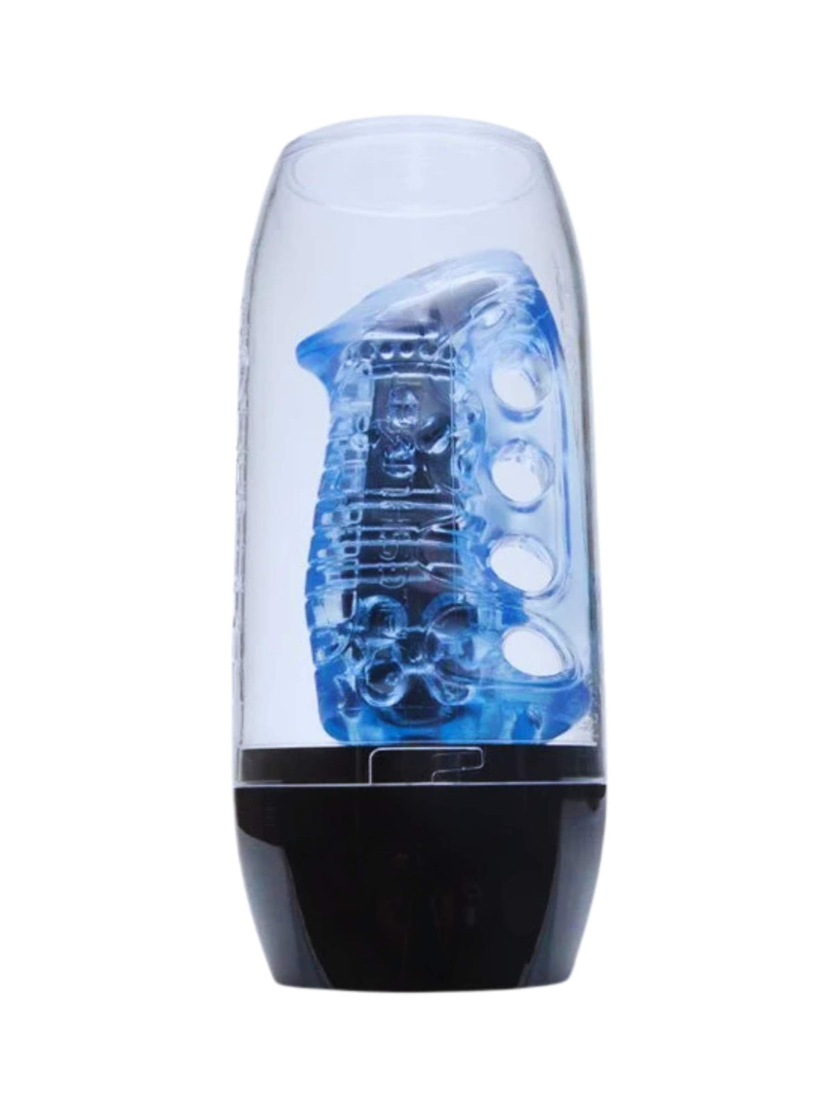 Fleshlight Fleshskins Grip Blue Ice Masturbator With Drying Case