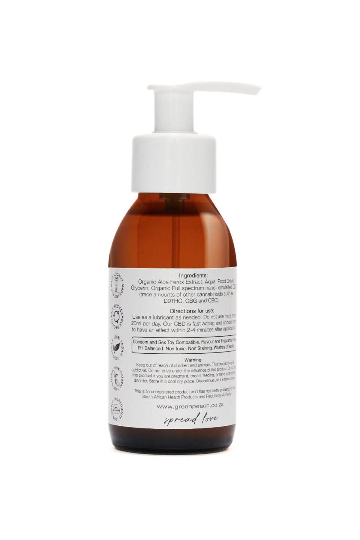 Green Peach Essensually Wild CBD Lubricant - 50ml