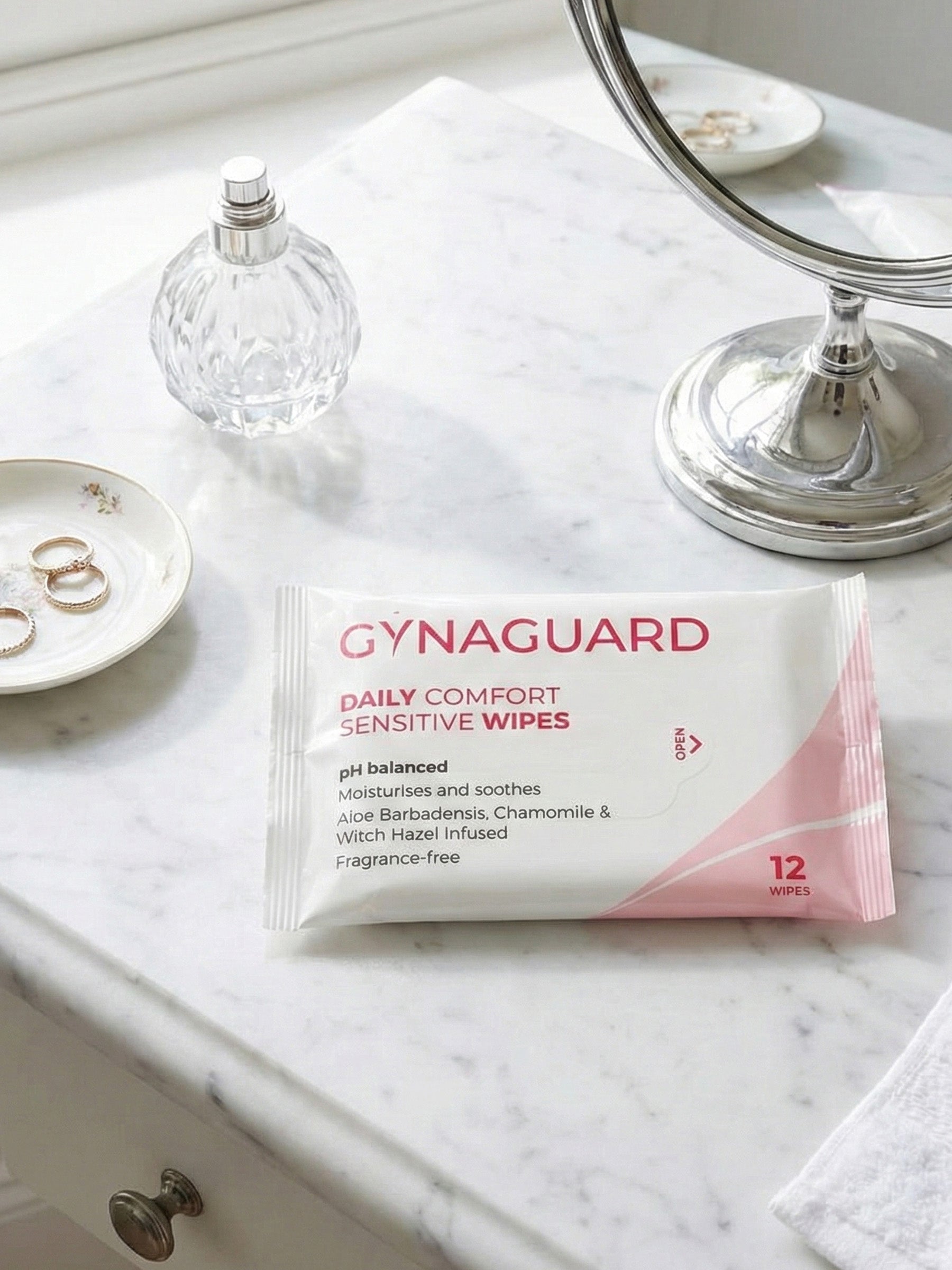 Gynaguard Daily Wipes Sensitive 12's