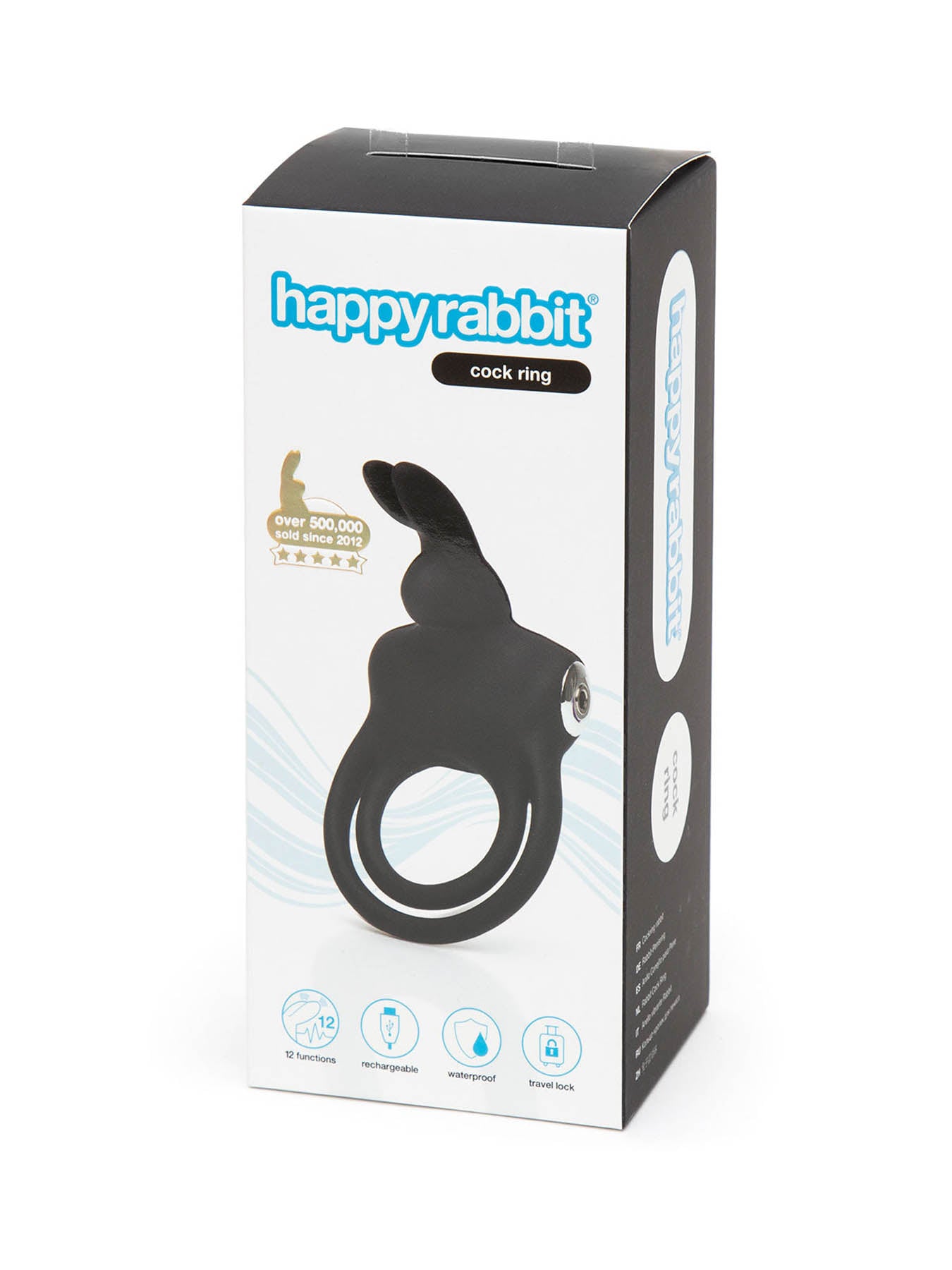 Happy Rabbit Mini Love Ring - Black