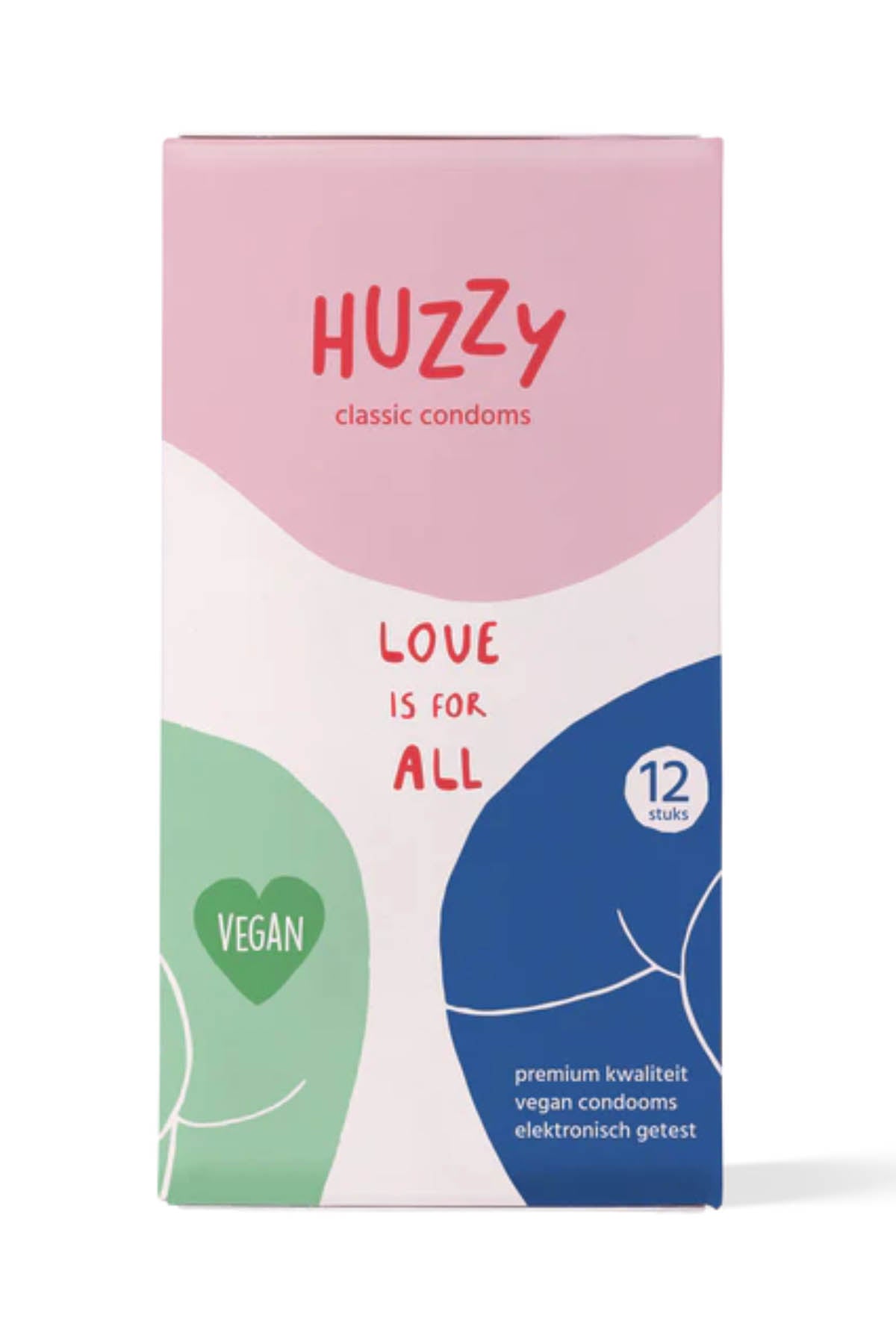 Huzzy Vegan Condoms - 12 Pack