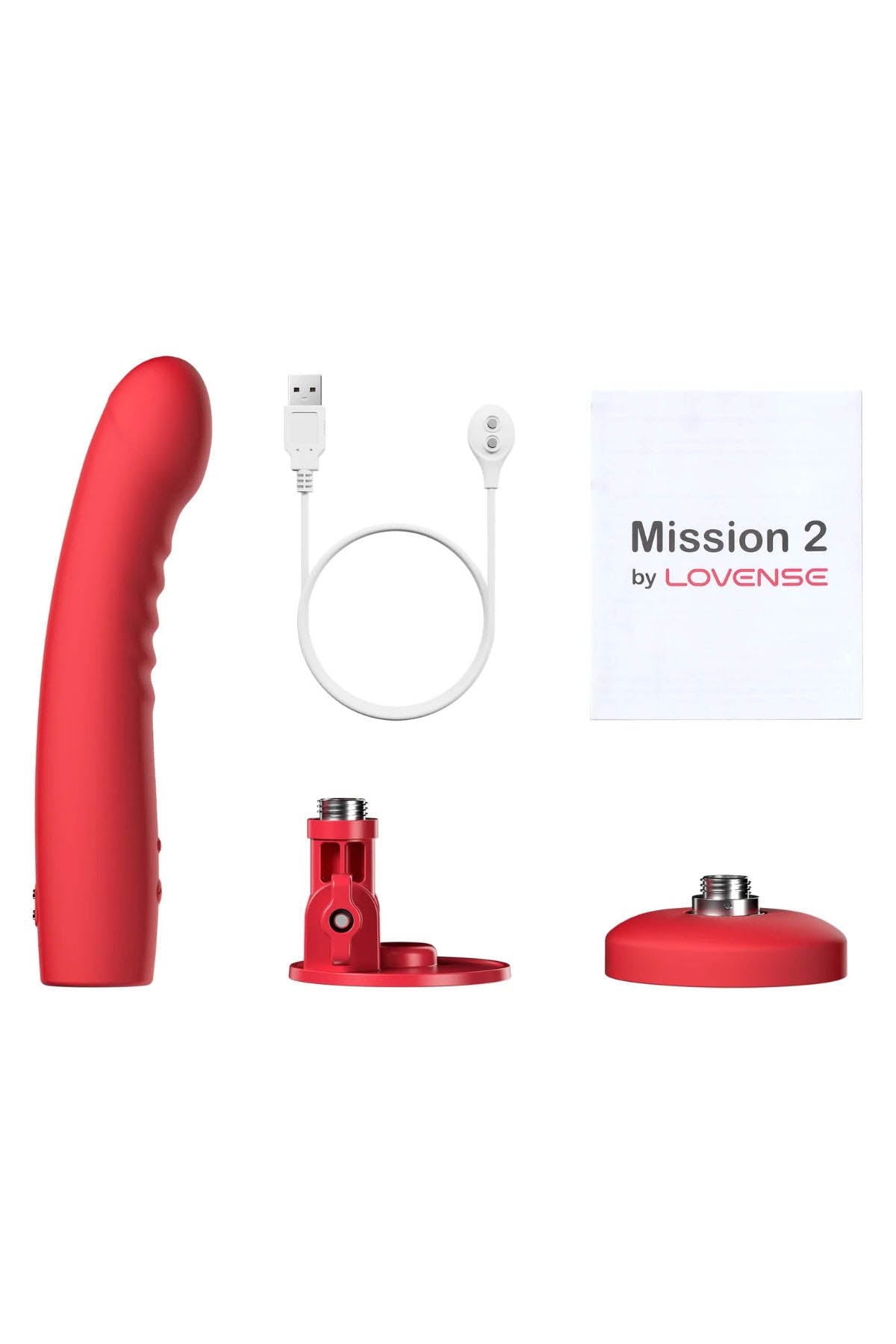 Lovense Mission 2 - Vibrating Suction Dildo