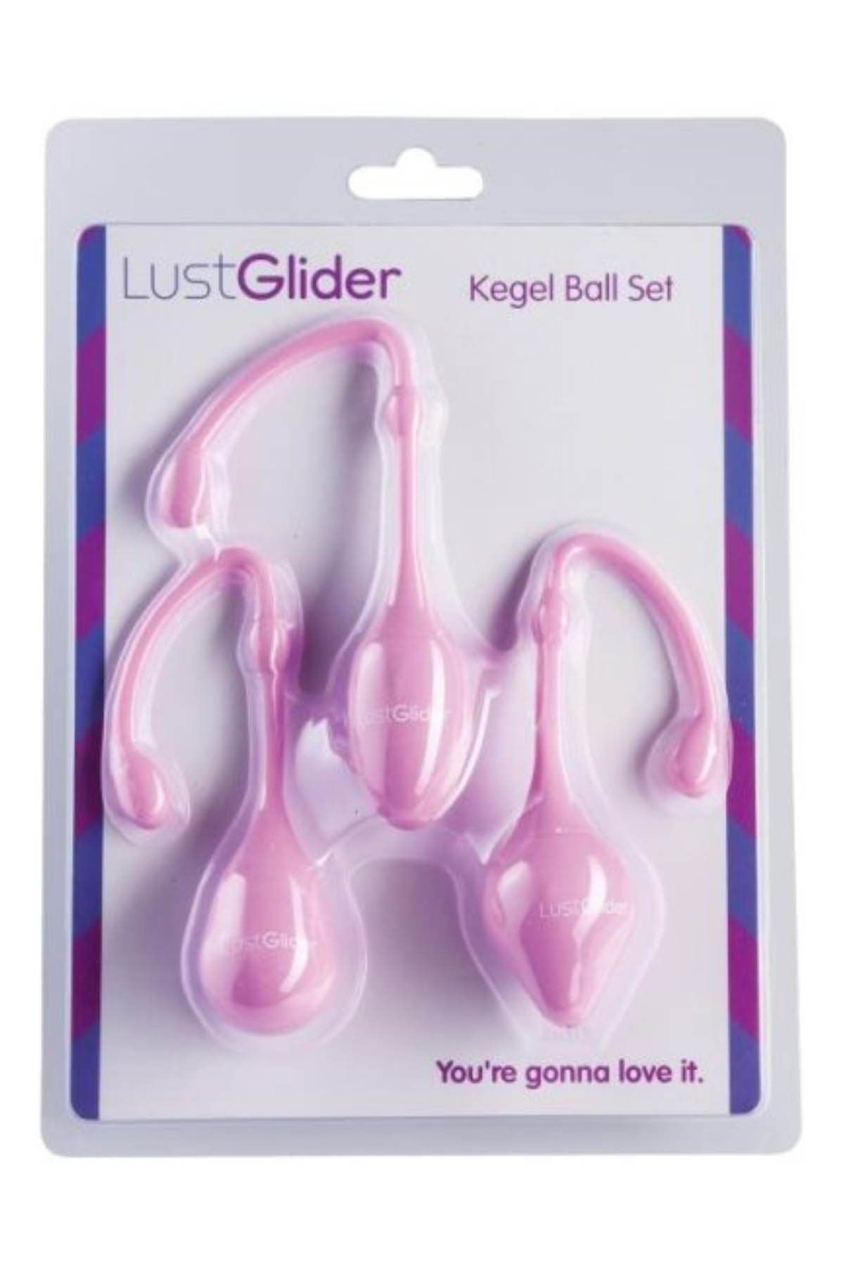 LustGlider Kegel Ball Set - 3 Piece