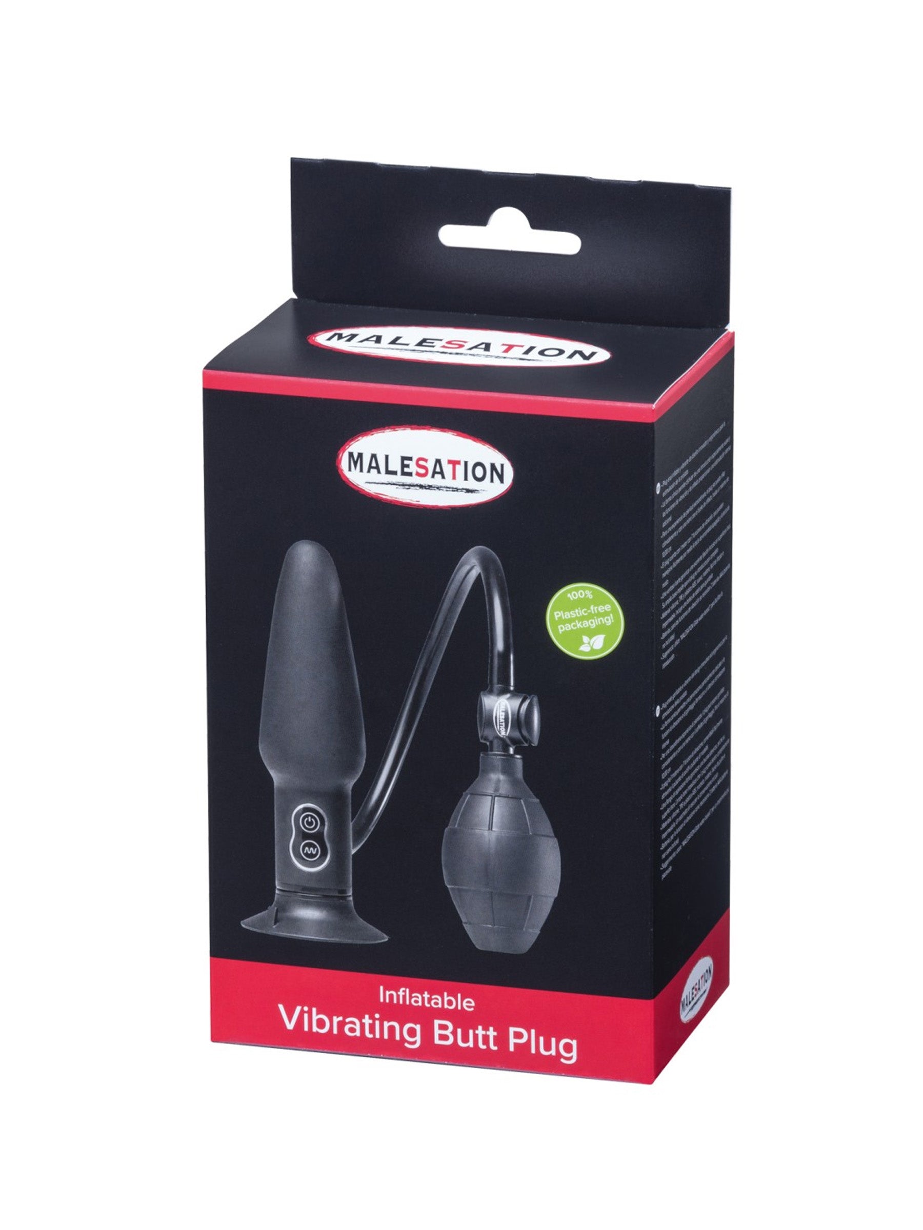 Malesation Inflatable Butt Plug With Vibrator