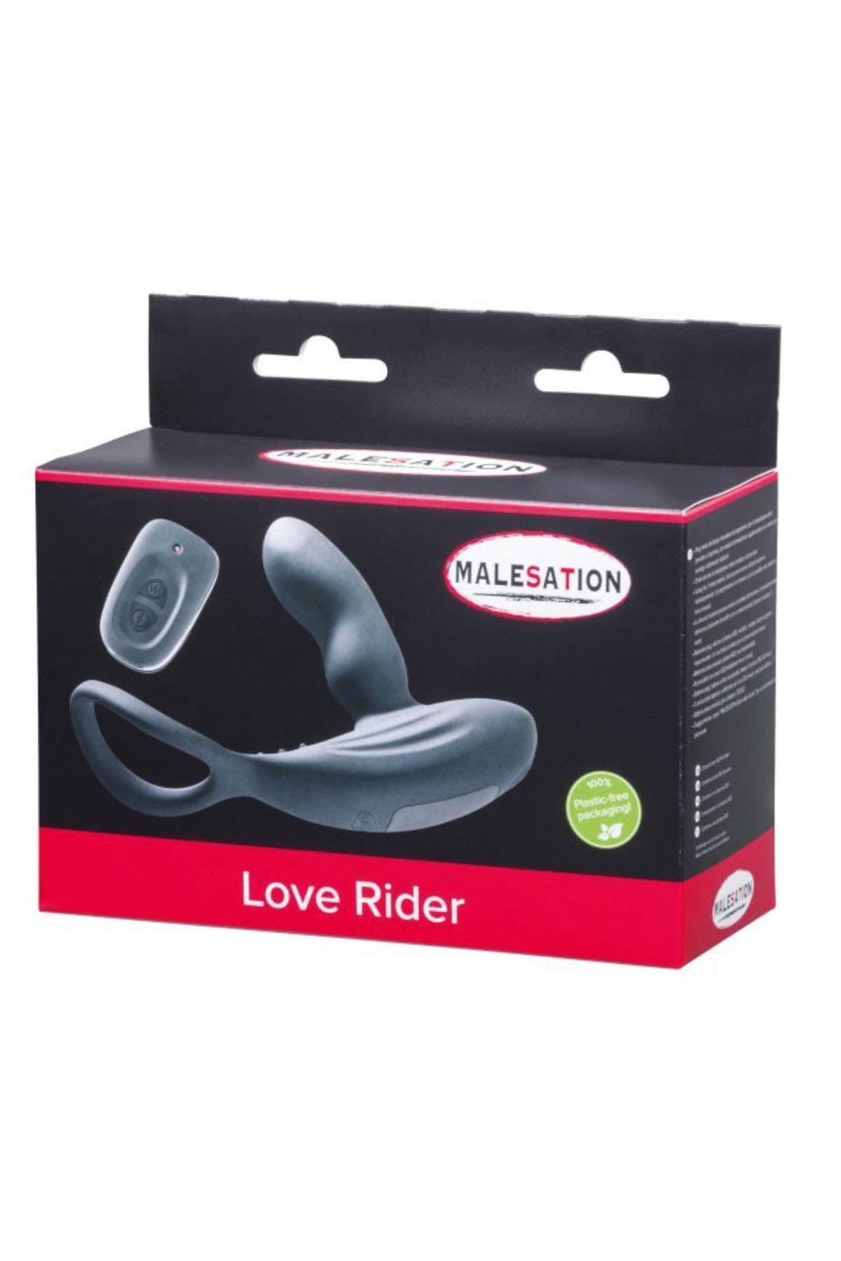 Malesation Love Rider - Vibrating Butt Plug