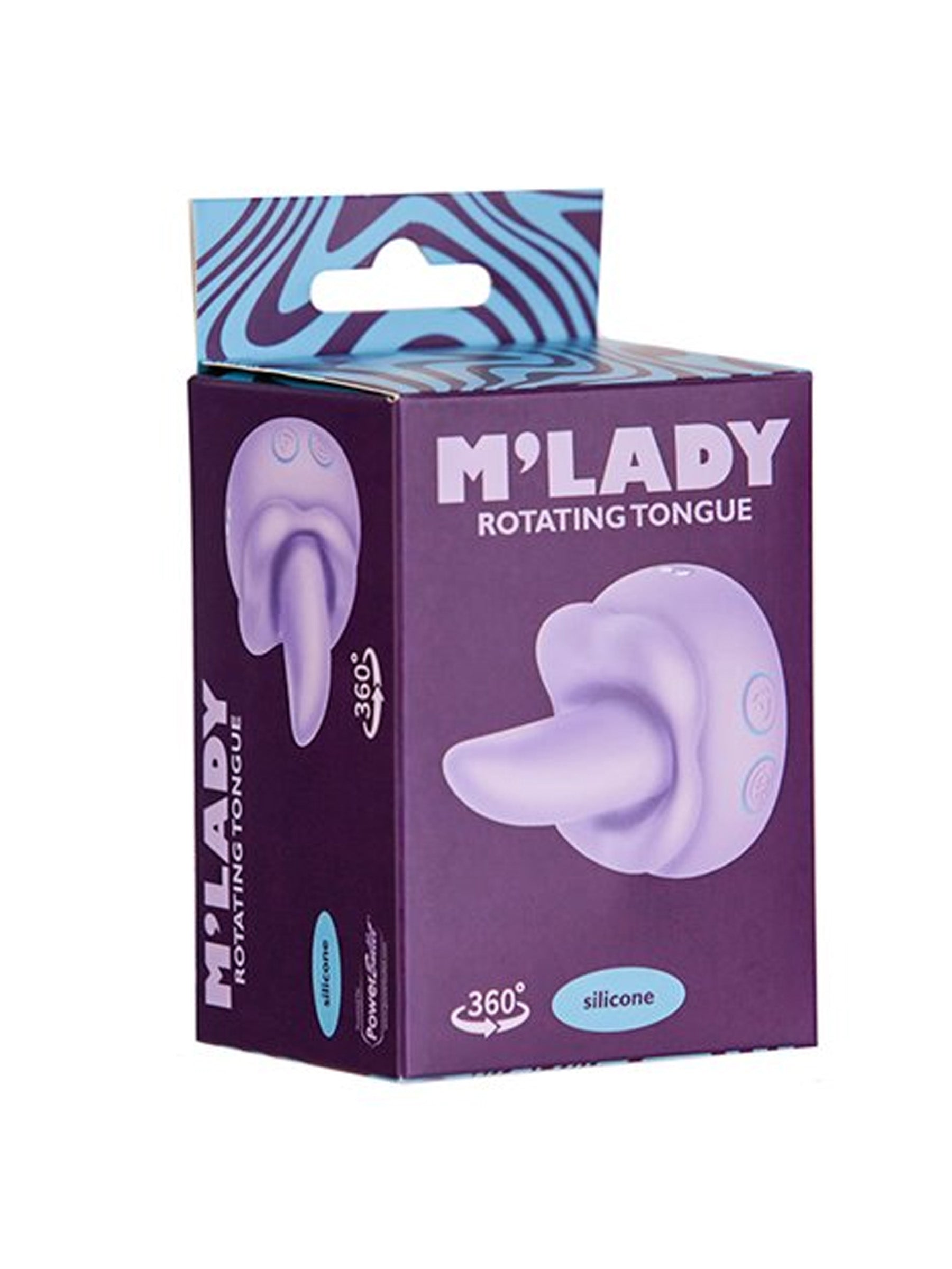 M'Lady Rotating Tongue Clitoral Vibrator - Lilac