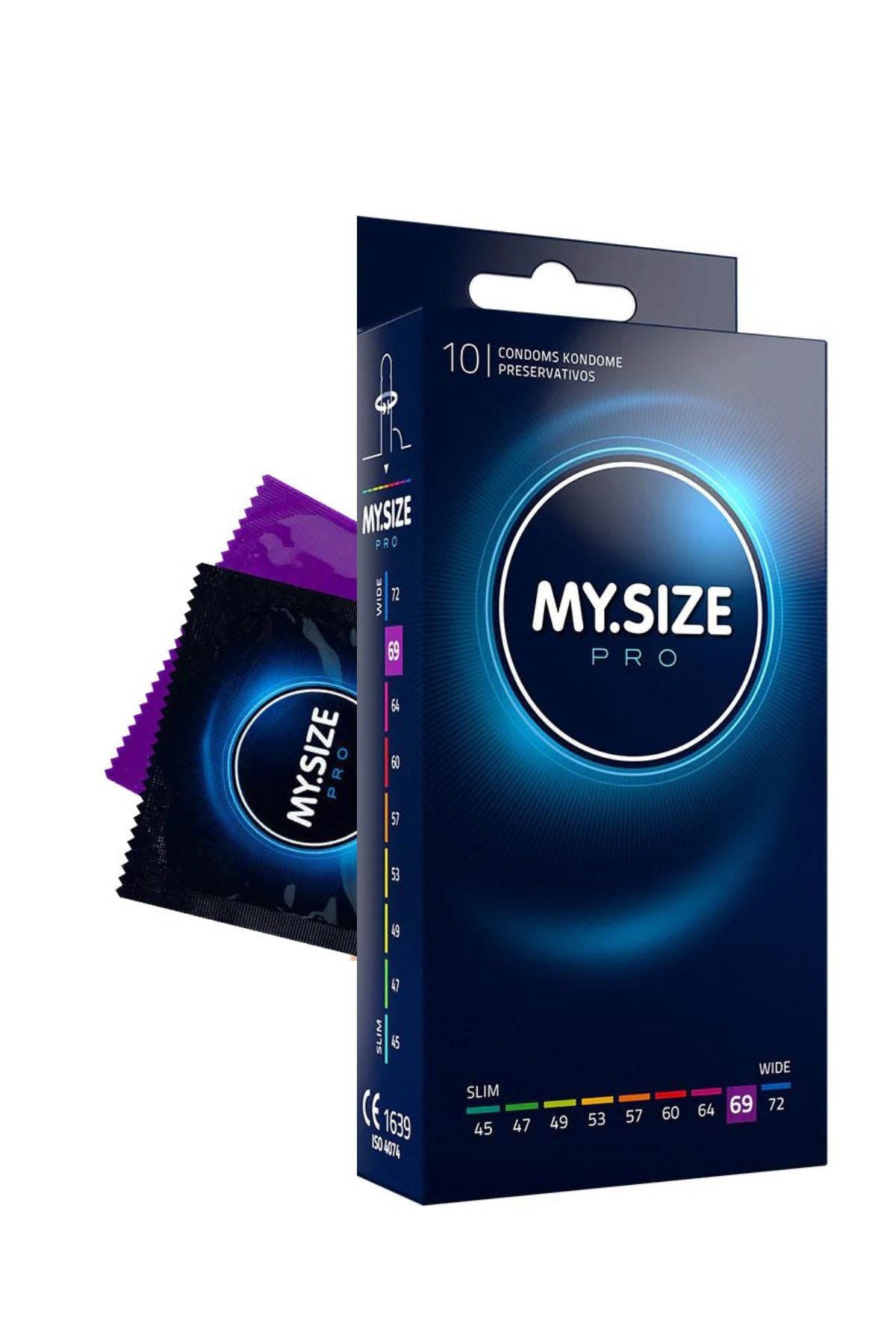MY.SIZE Pro 69mm Condoms - 10 Pack