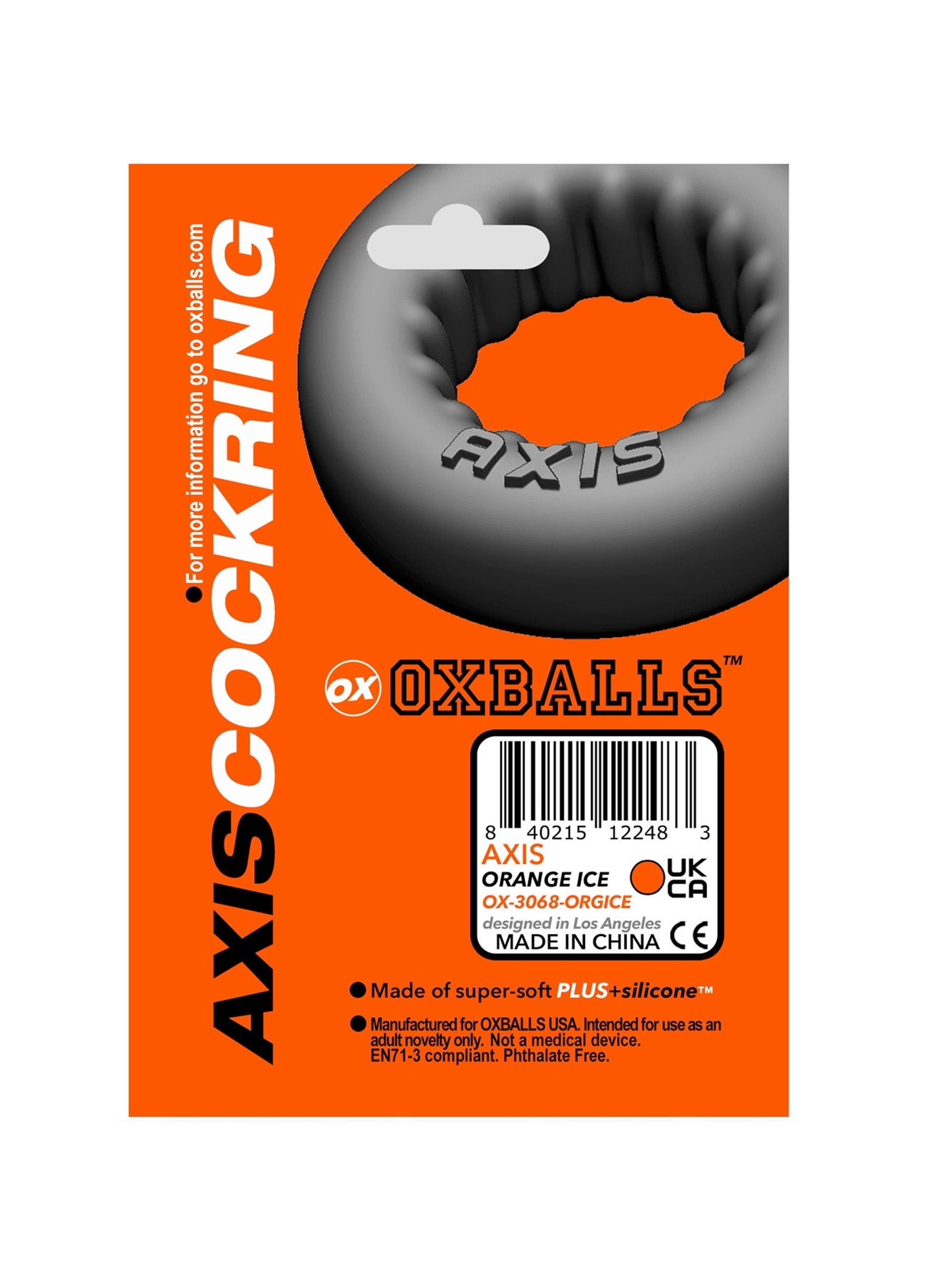 oxballs axis c-ring black ice gripring