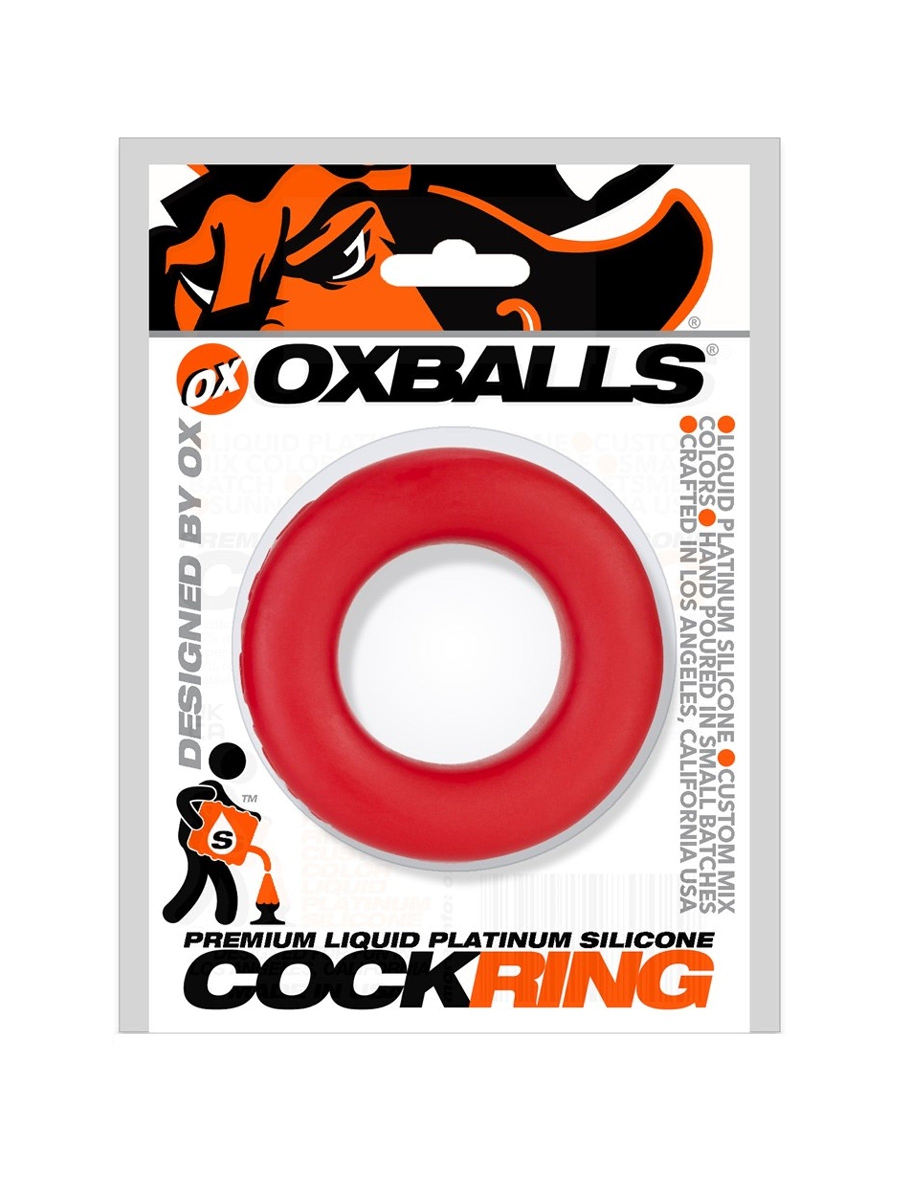 oxballs cock-t red cockring