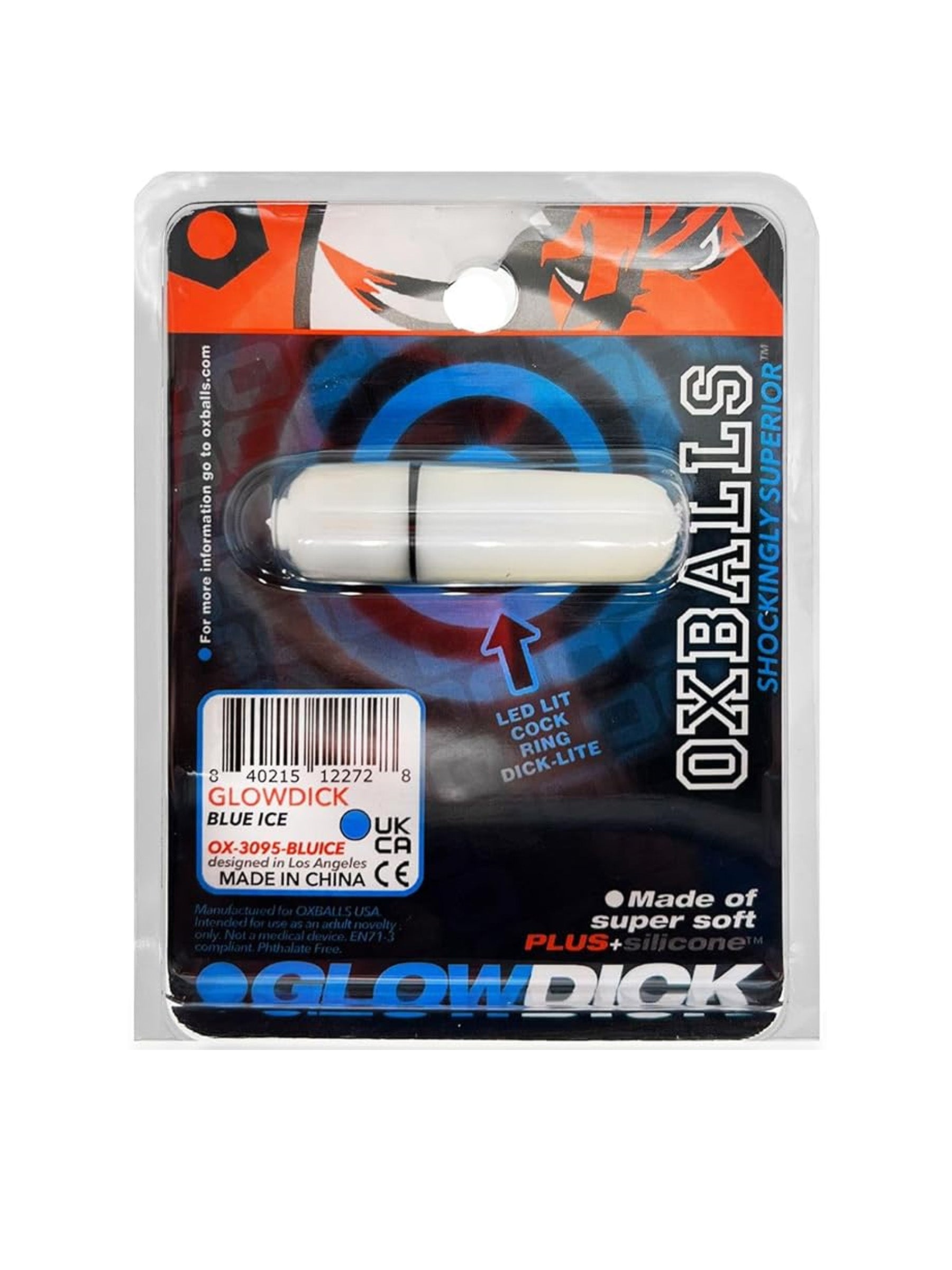 oxballs glowdick ice blue