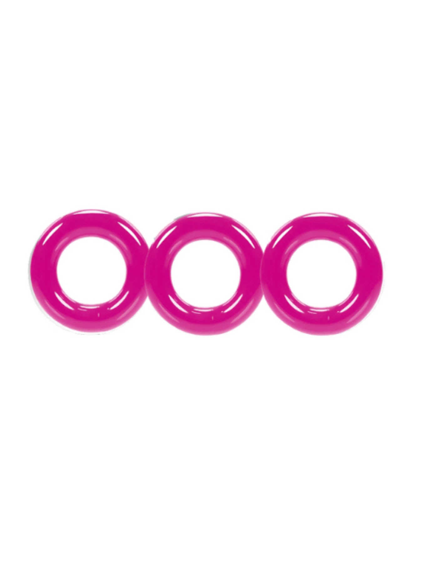 Oxballs Willy Rings 3 Pack - Hot Pink