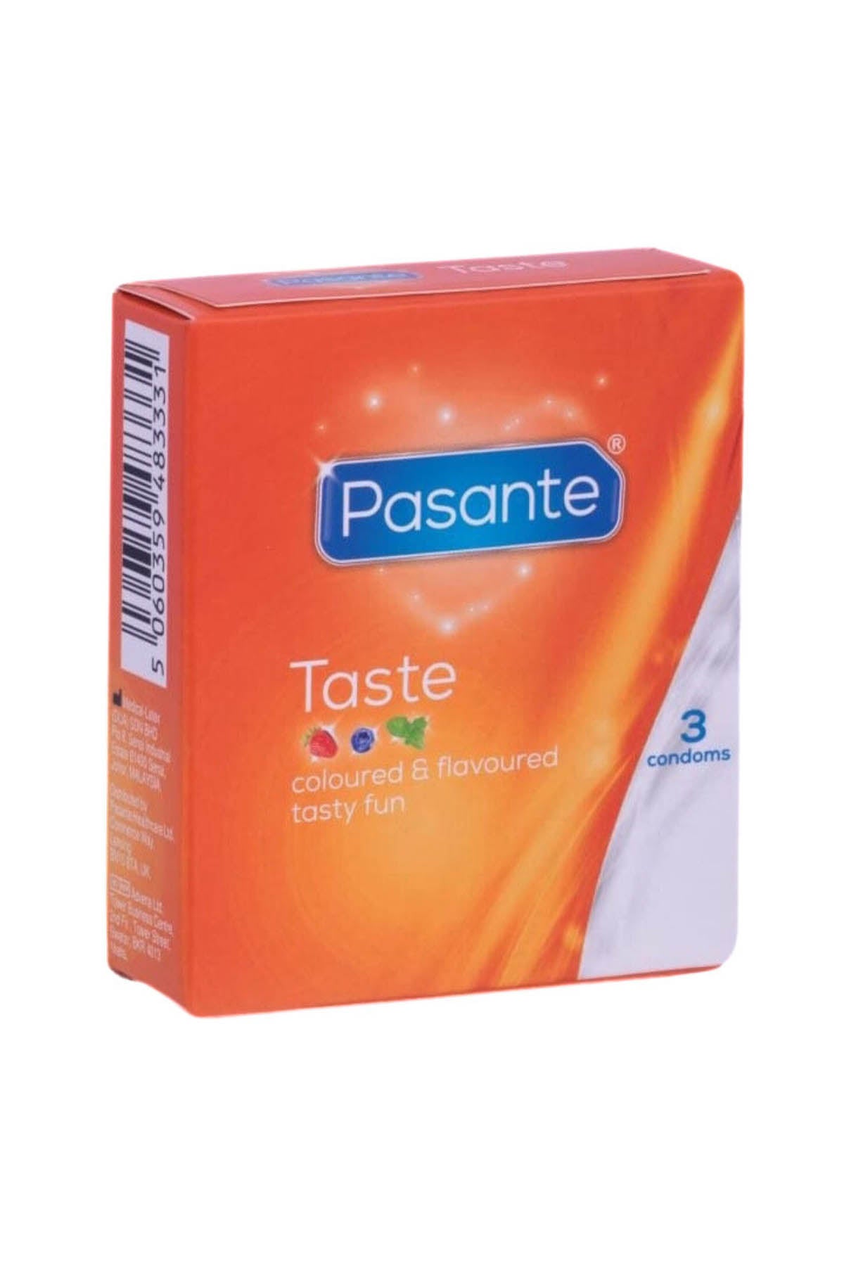 Pasante Taste Condoms - 3 Pack