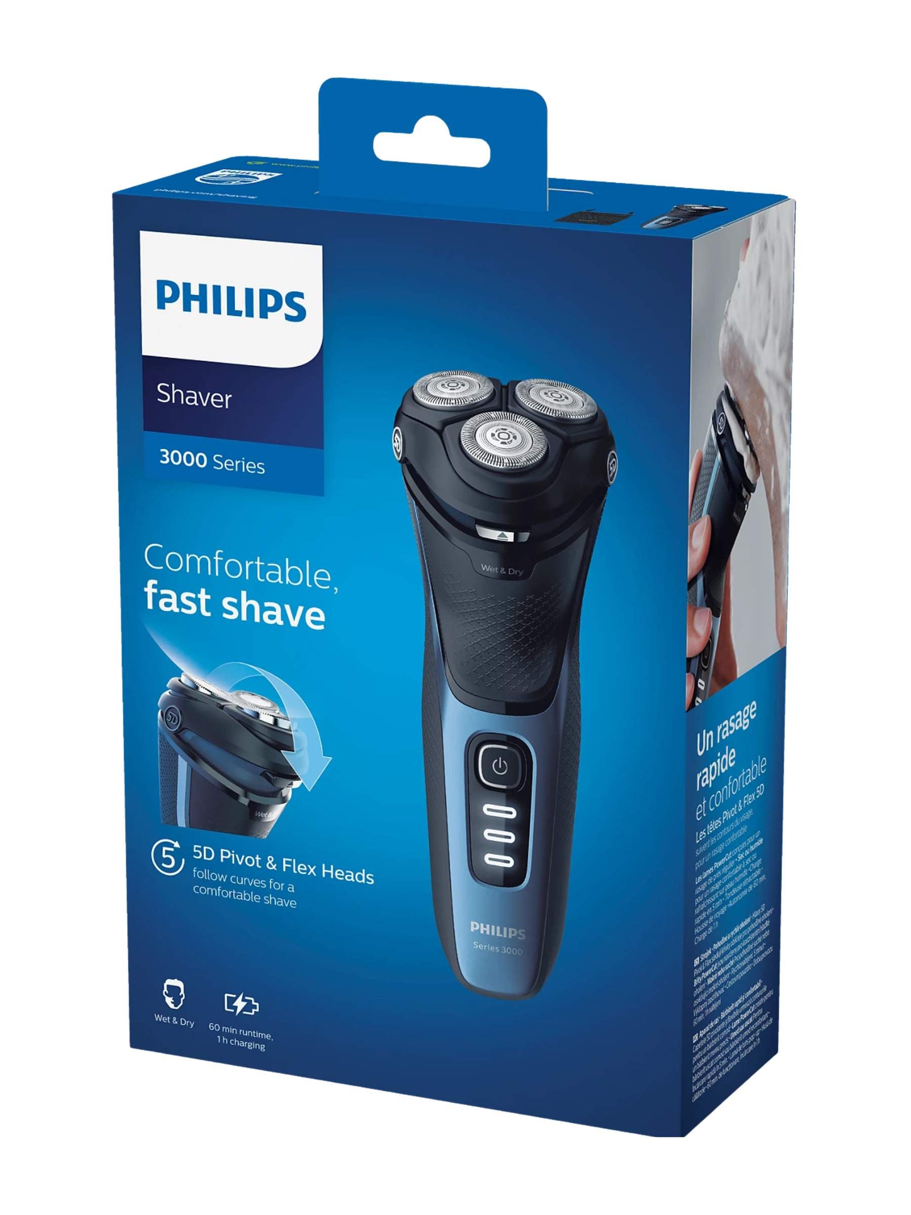 Philips 3000 Series Wet and Dry Electric Shaver - S3232/52