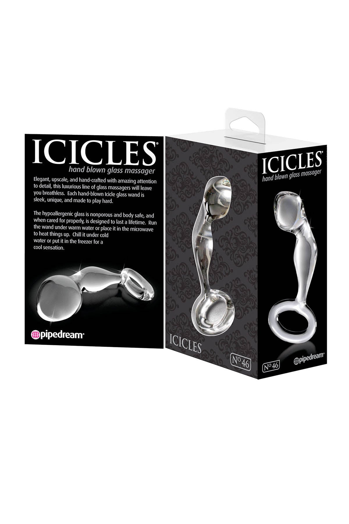 Pipedream The Drill Sergeant Glass Prostate Massager