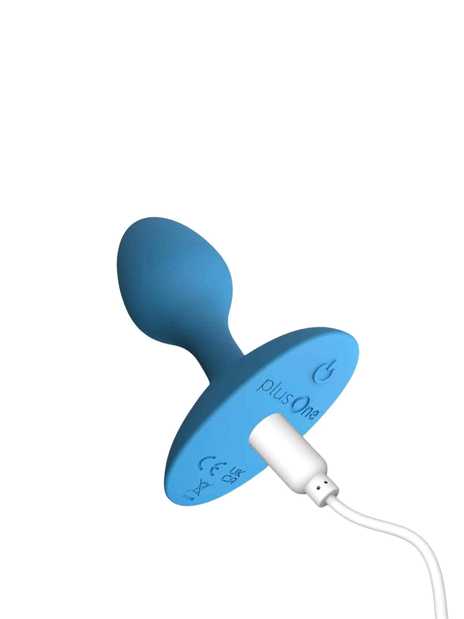 plusOne Vibrating Anal Plug - Blue