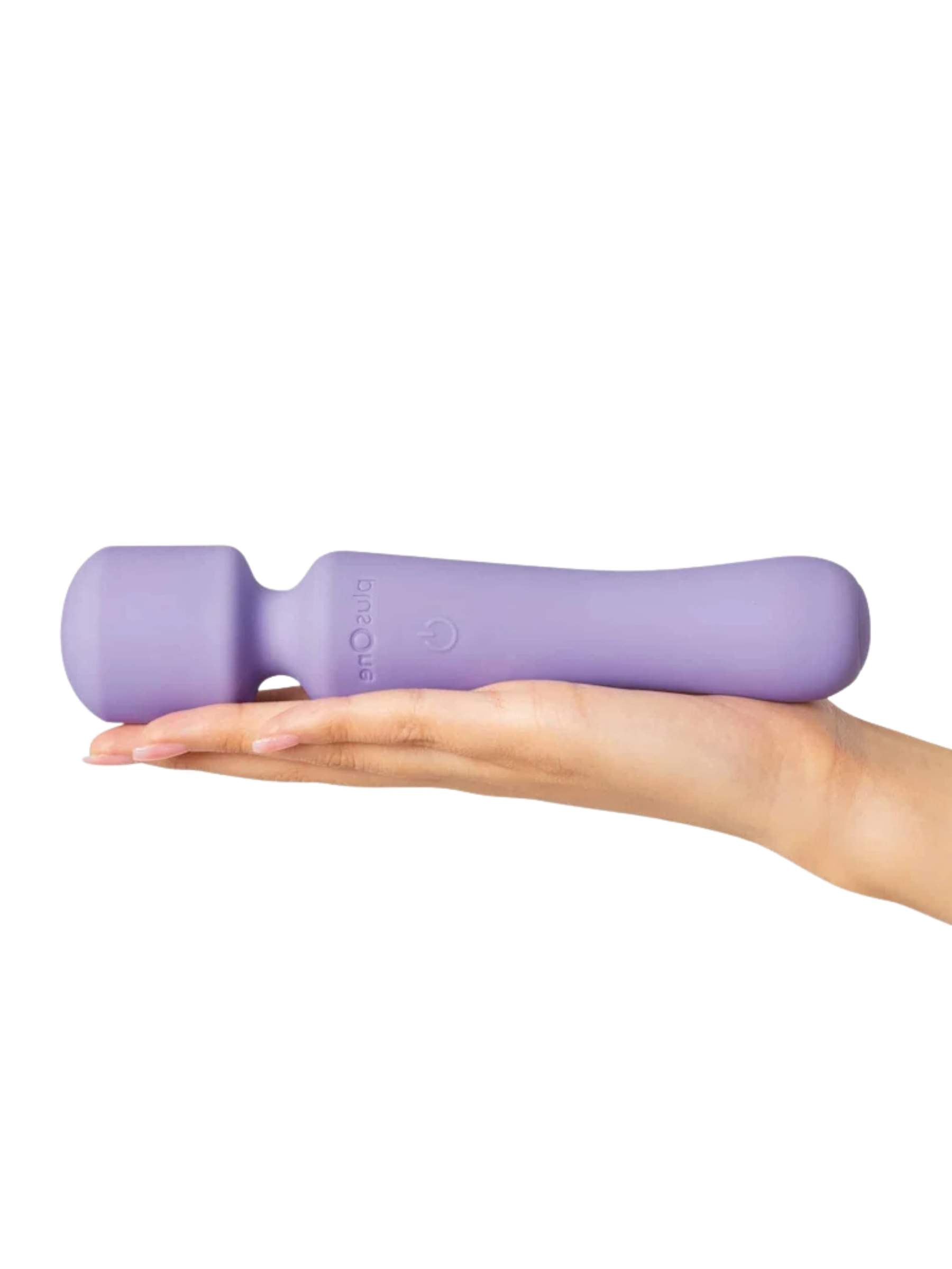 plusOne Vibrating Massage Wand - Lilac