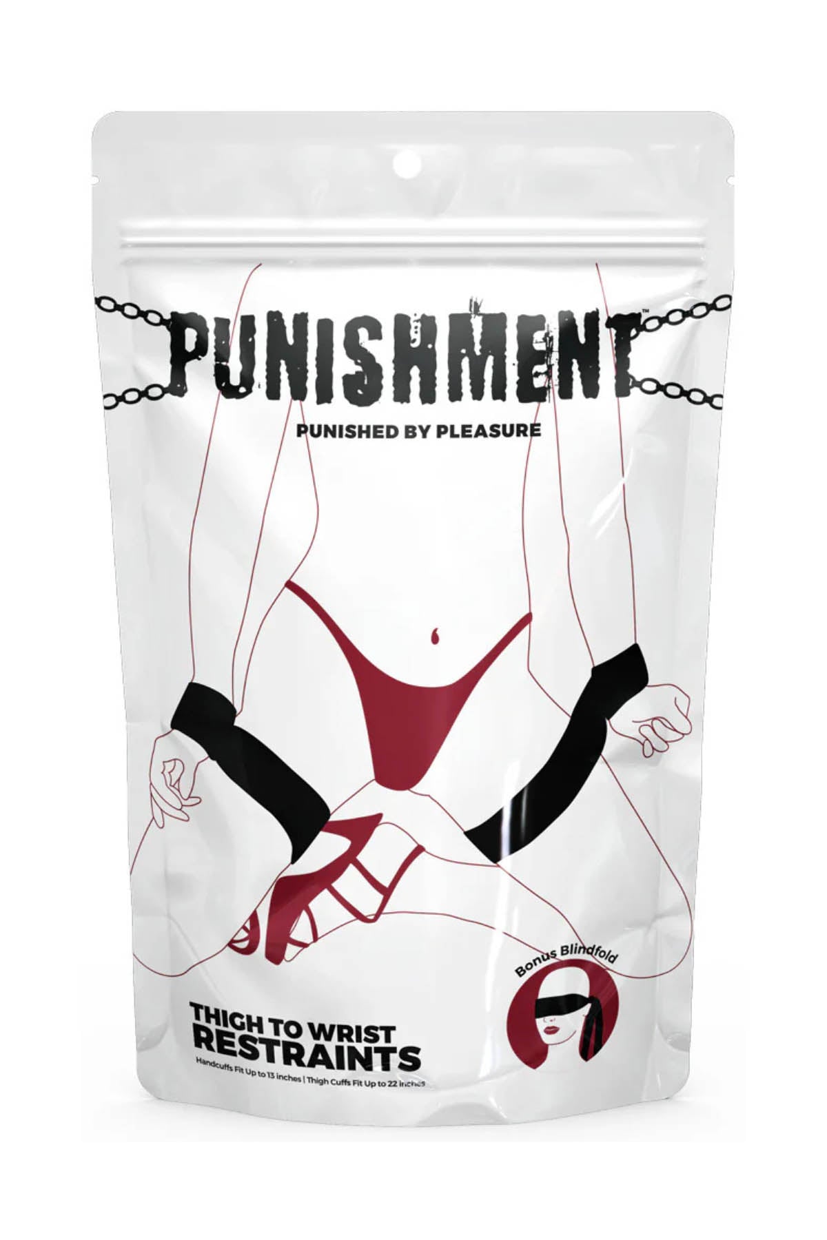 Punishment Thigh To Wrist Restraints