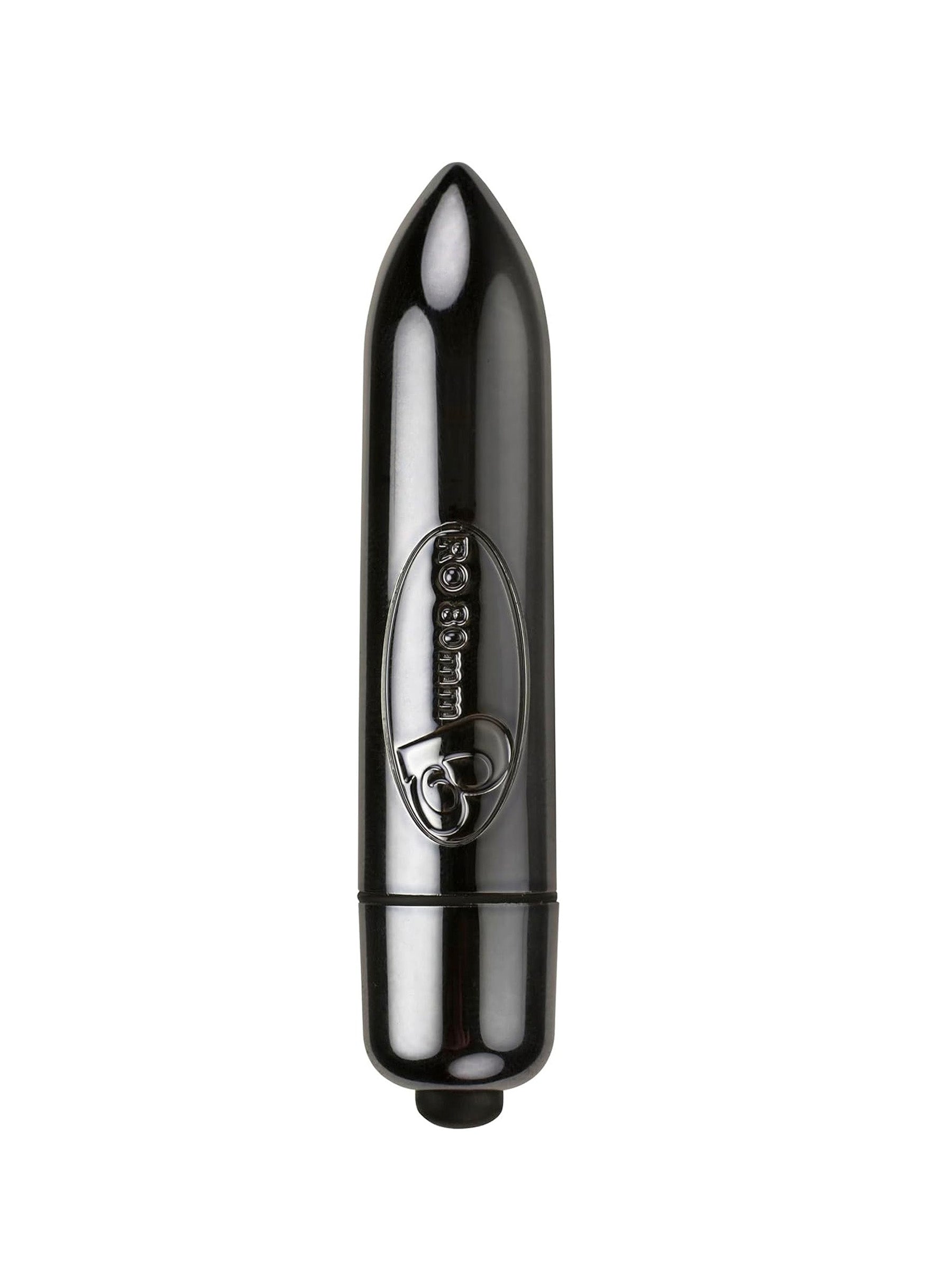 Rocks Off RO-80mm 7 Speed Bullet Vibrator - Midnight Metal