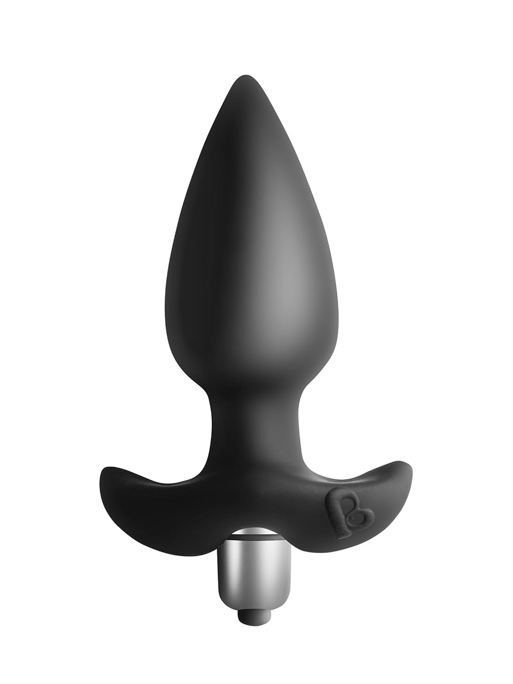 Rocks Off Butt Throb - Black vibrating anal plug