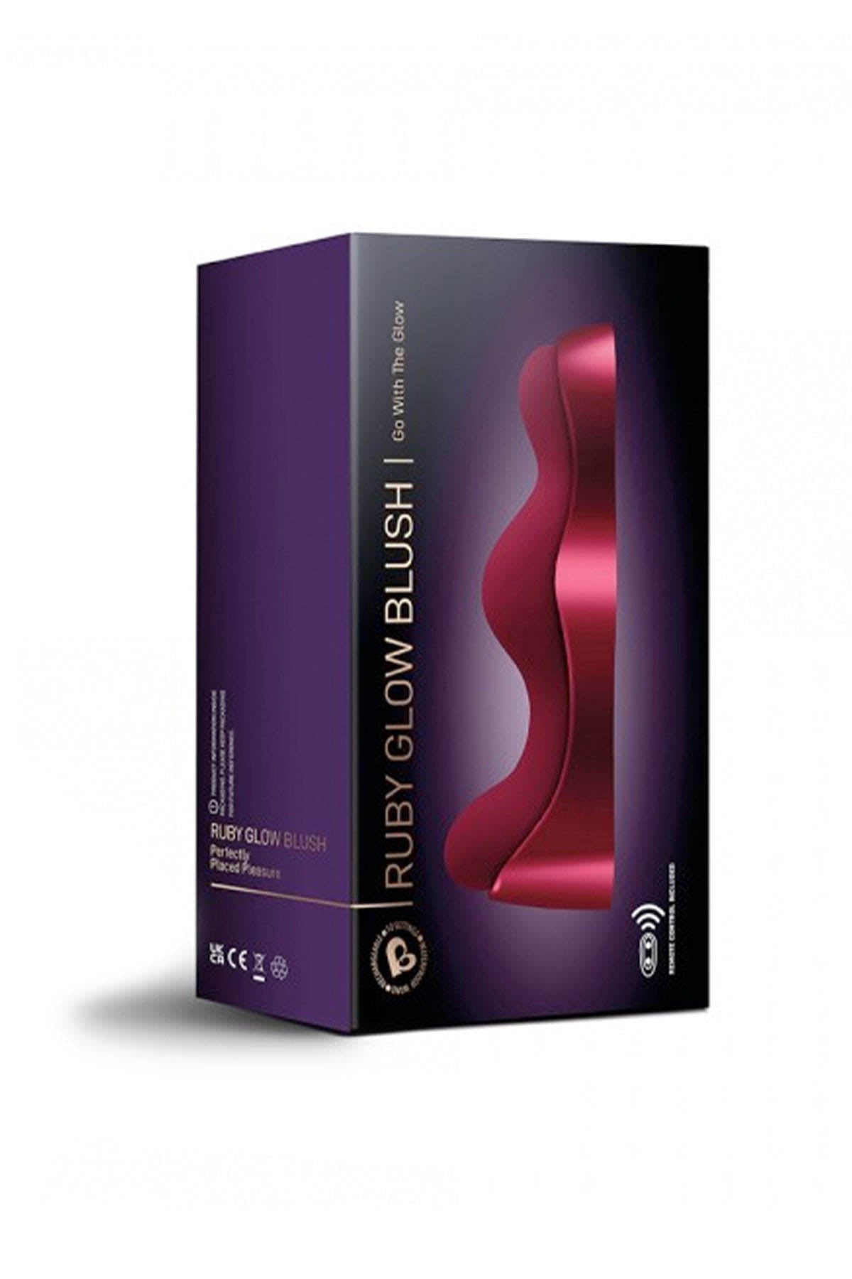 Rocks Off Ruby Glow Rosa - Straddle Vibrator