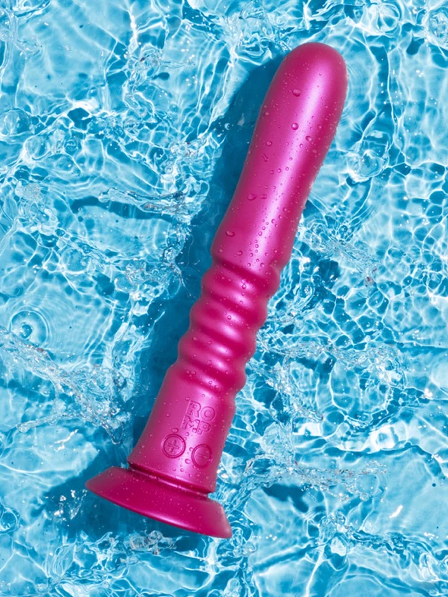 Romp Jiggle - Thrusting & Vibrating Suction Cup Dildo