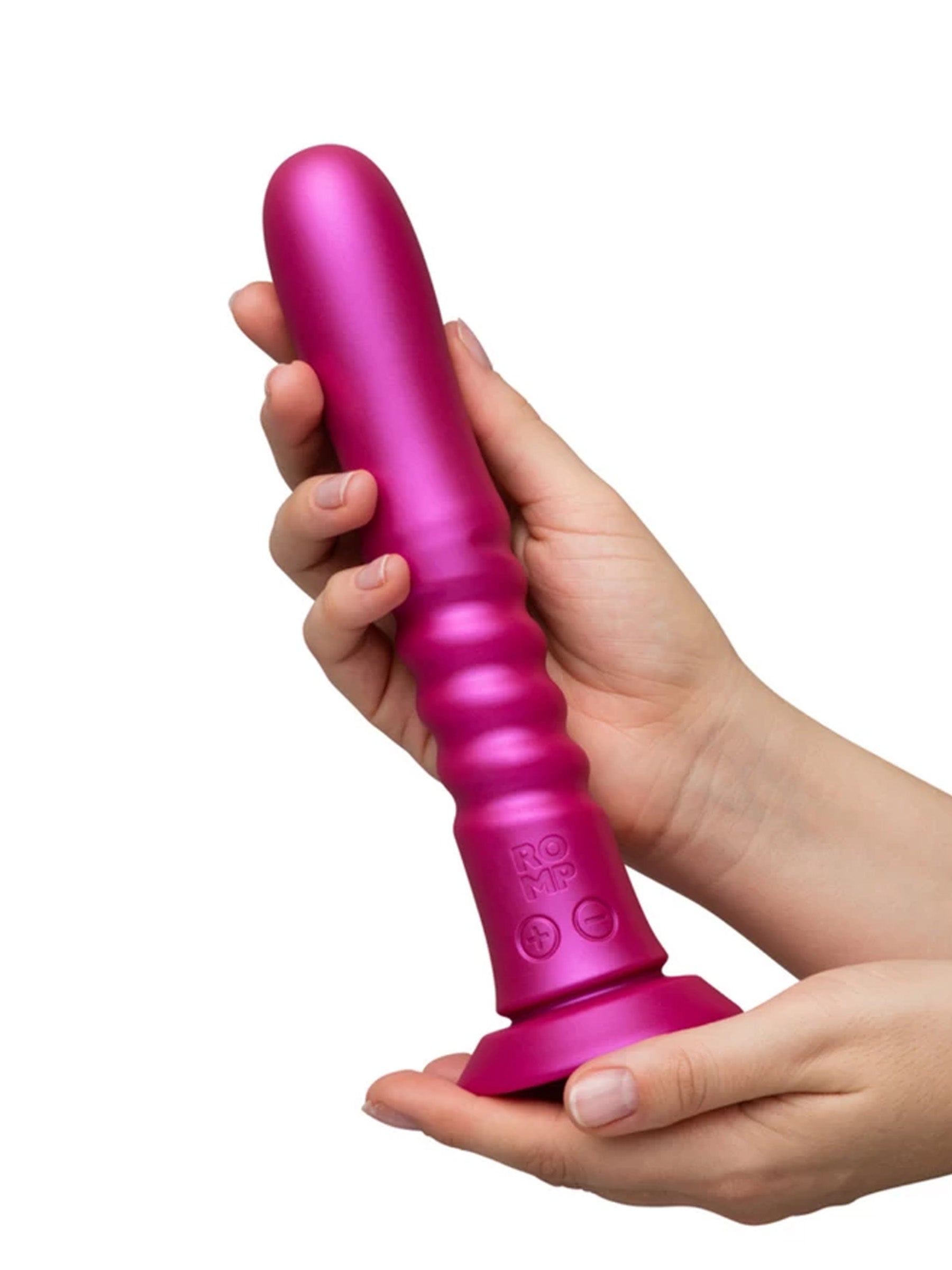 Romp Jiggle - Thrusting & Vibrating Suction Cup Dildo