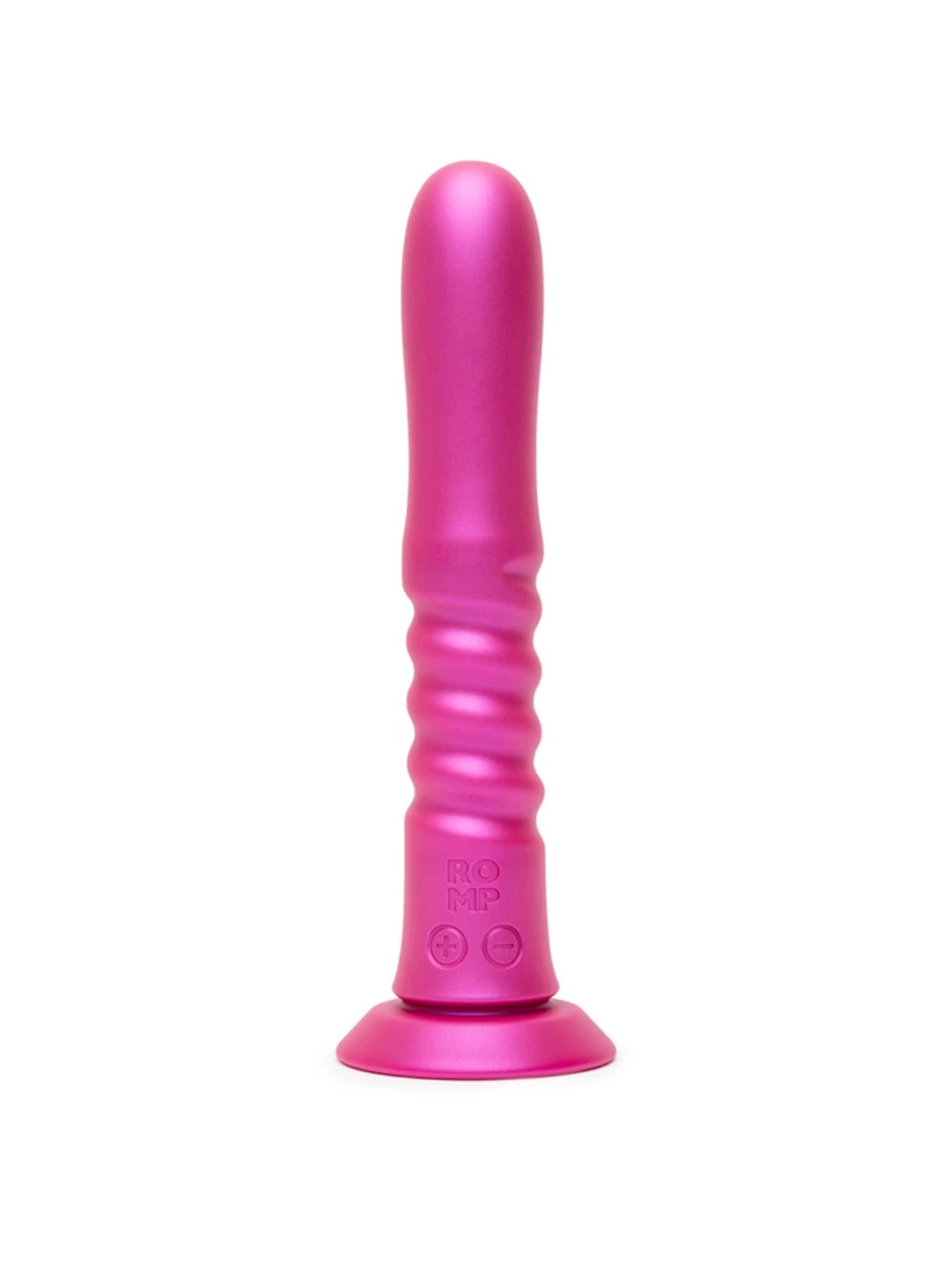 Romp Jiggle - Thrusting & Vibrating Suction Cup Dildo