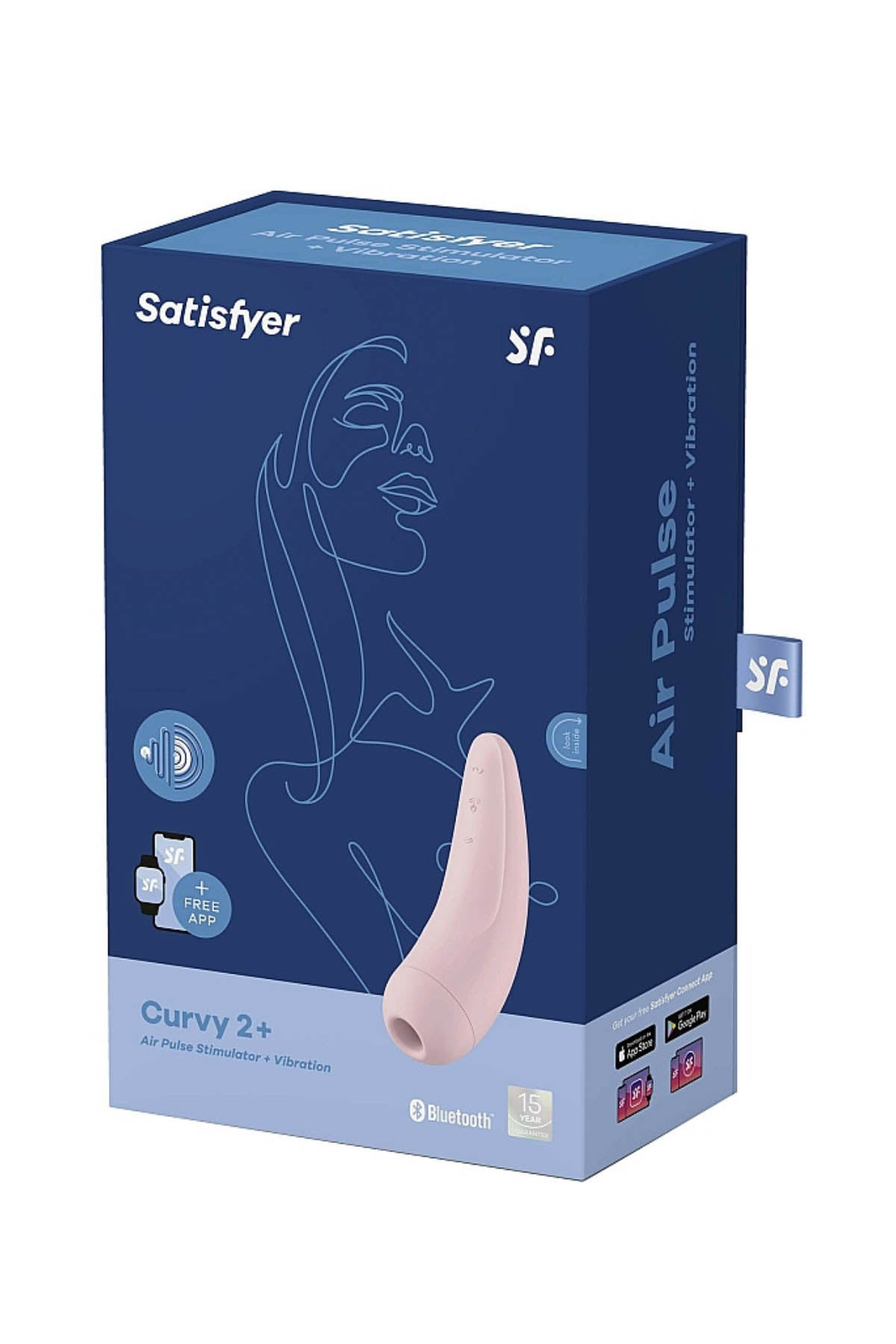 Satisfyer Curvy 2 Plus - Air Pressure Clitoris Stimulator