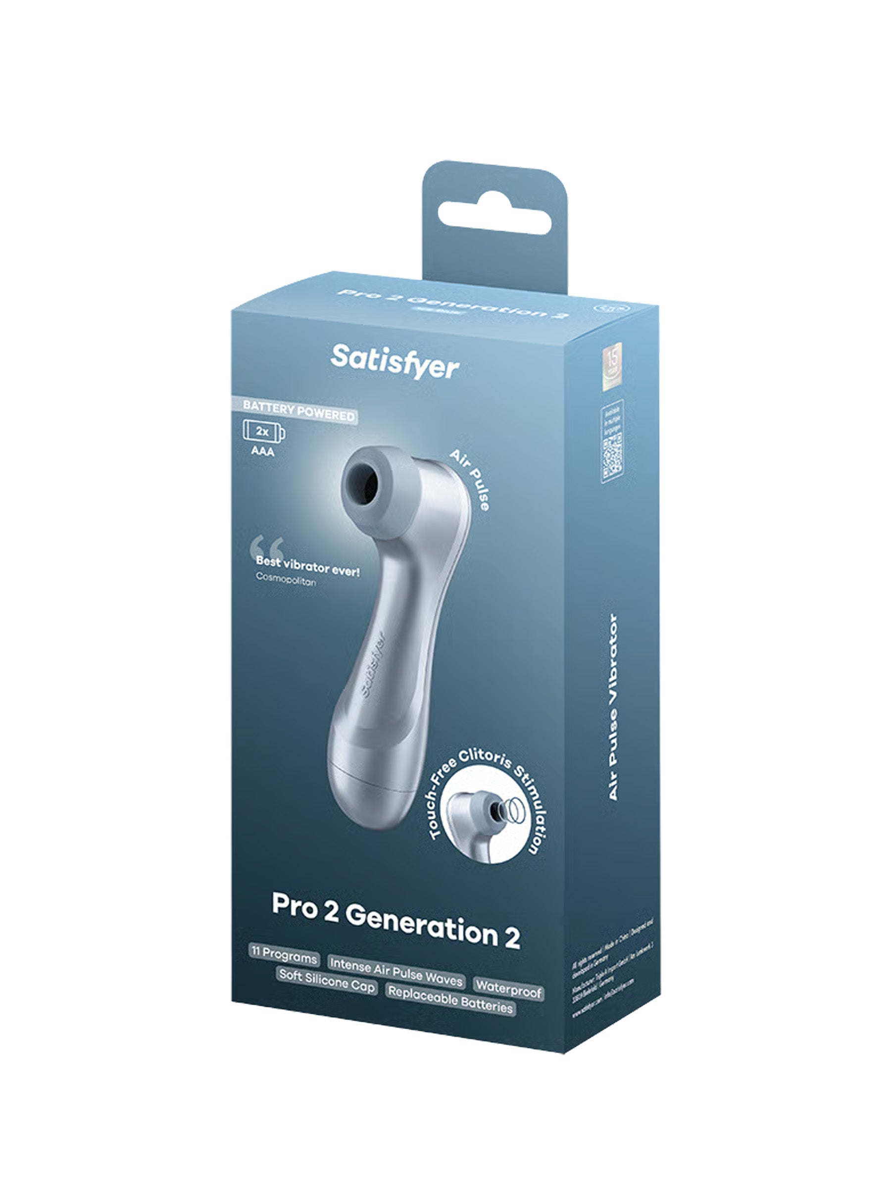 Satisfyer Pro 2 Gen 2 - Air-Pulse Clitoral Vibrator With Precise Stimulation