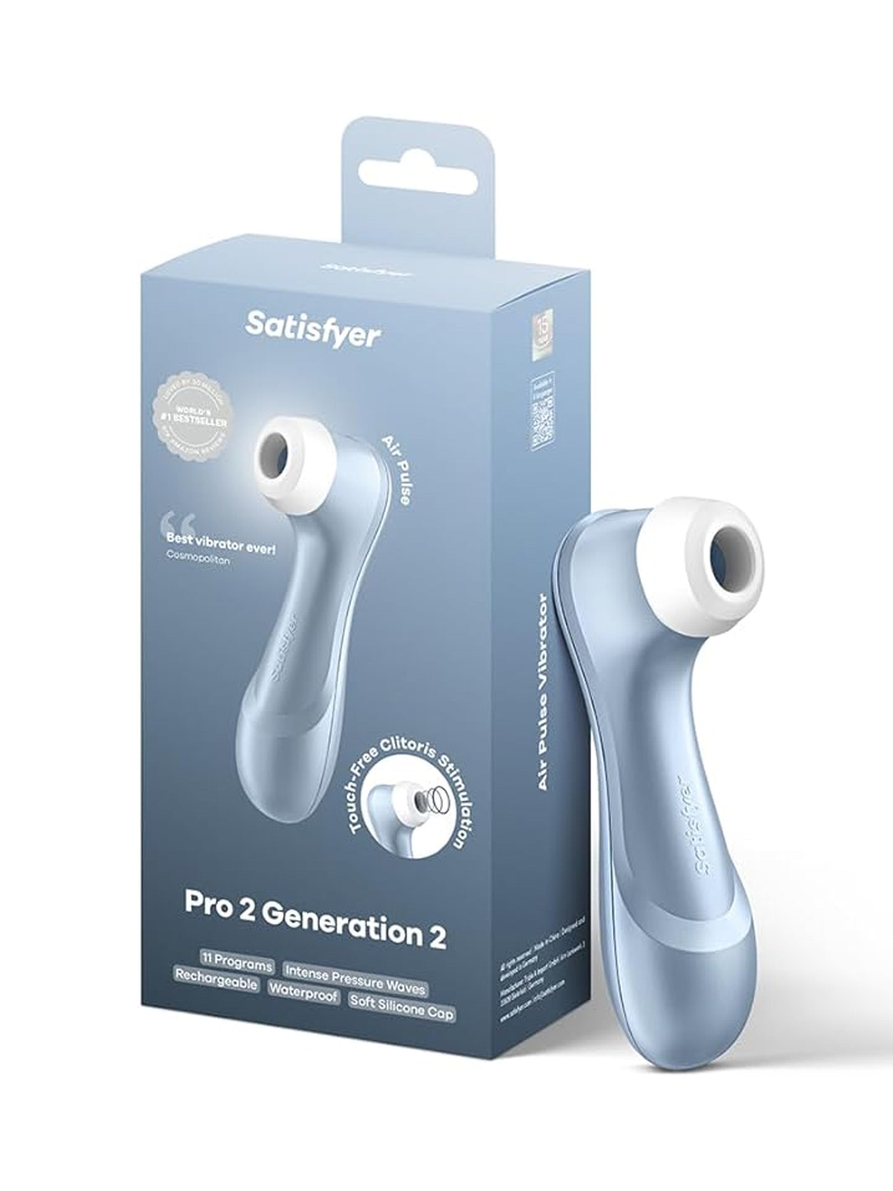 Satisfyer Pro 2 Gen 2 - Air-Pulse Clitoral Vibrator With Precise Stimulation