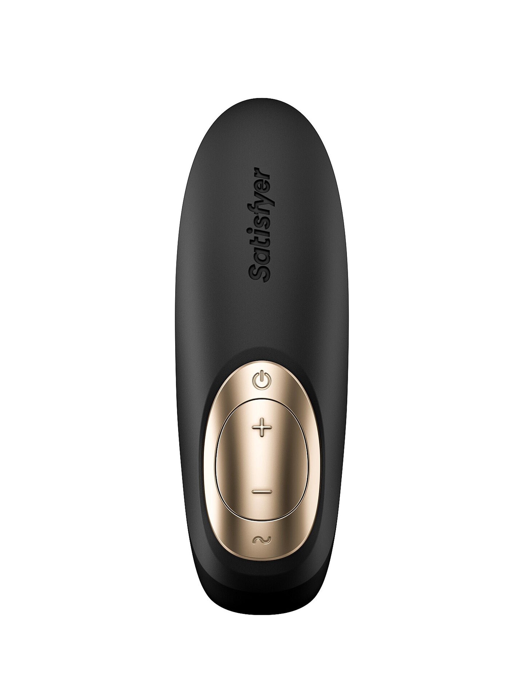 Satisfyer Pro 4 - Black Couples Vibrator Battery Operated With Dual Stimulation
