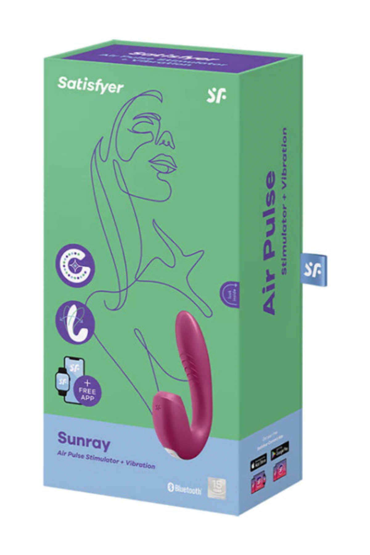 Satisfyer Sunray Berry - Air Pulse Stimulator