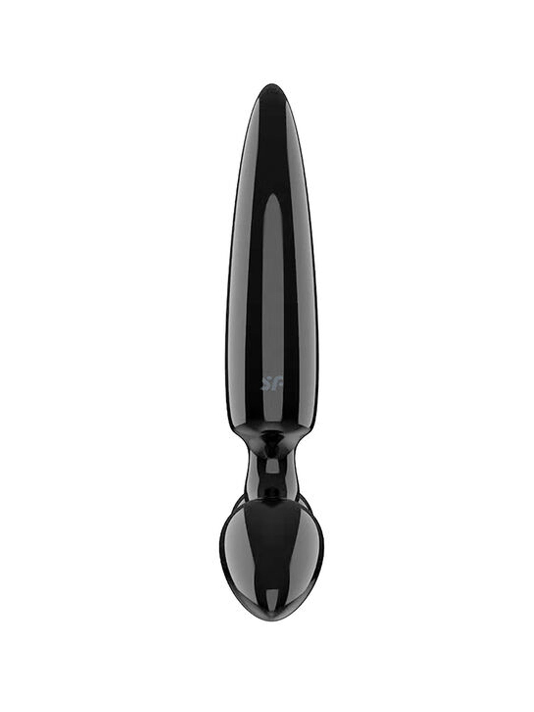 Satisfyer Triple Crystal 1 Glass Dildo Black